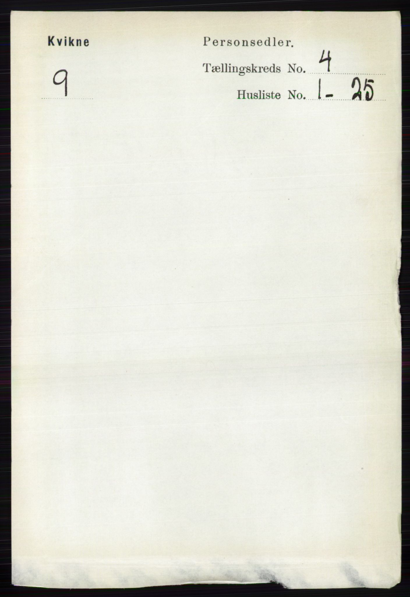 RA, 1891 census for 0440 Kvikne, 1891, p. 972