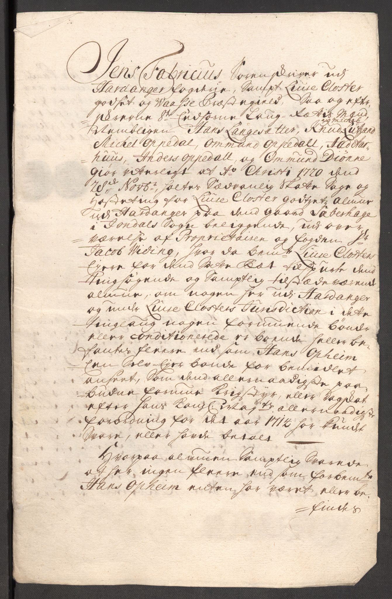 Rentekammeret inntil 1814, Reviderte regnskaper, Fogderegnskap, AV/RA-EA-4092/R50/L3160: Fogderegnskap Lyse kloster, 1710-1719, p. 357