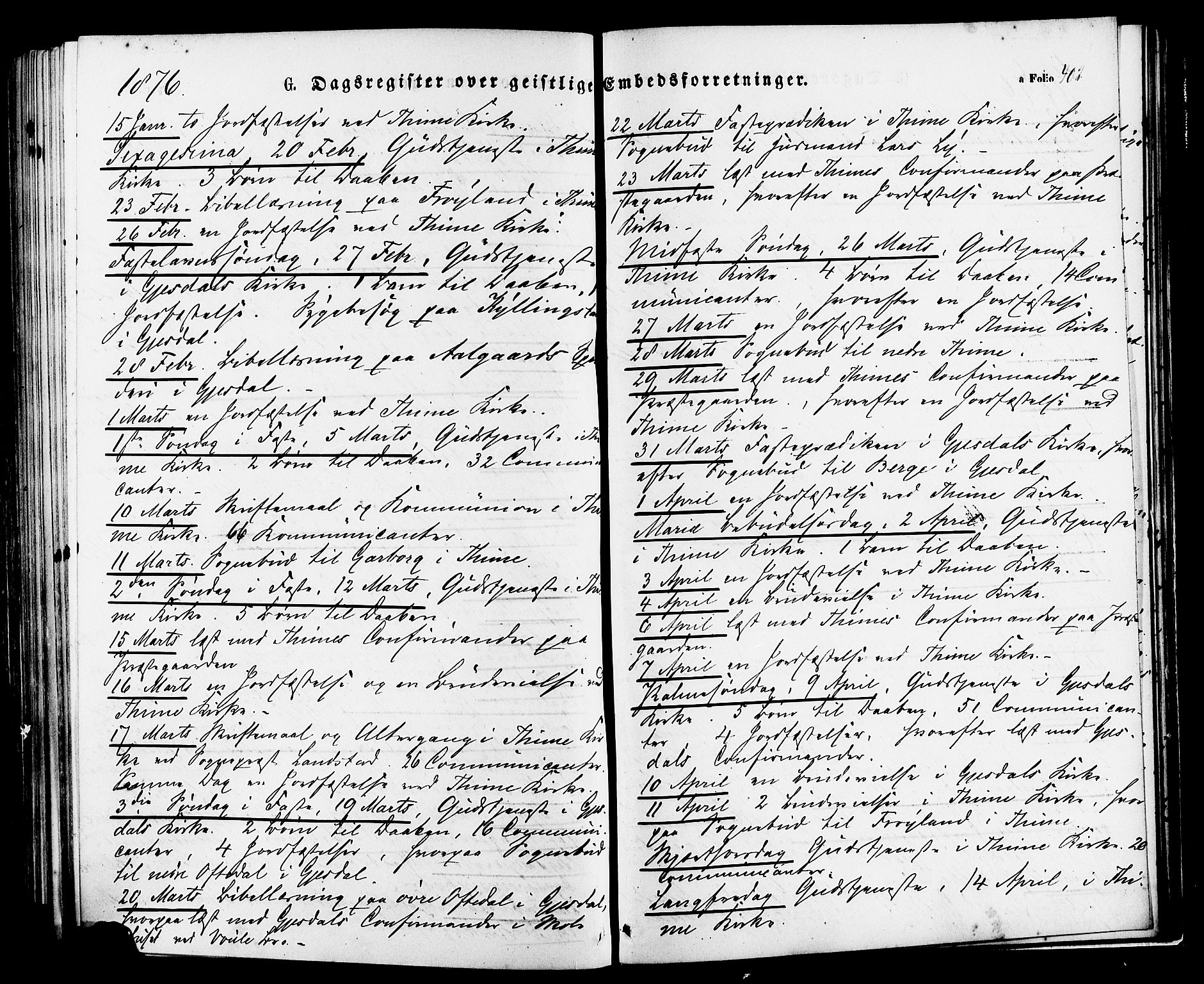 Lye sokneprestkontor, AV/SAST-A-101794/001/30BA/L0008: Parish register (official) no. A 7, 1872-1881, p. 402