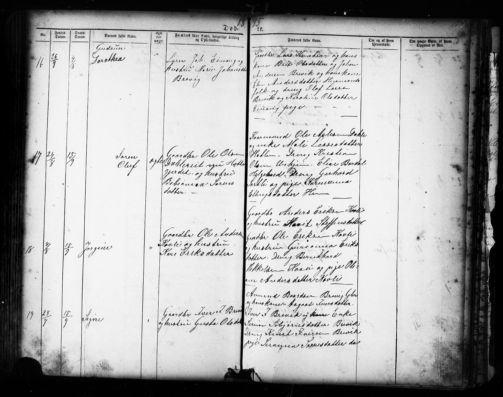 Ministerialprotokoller, klokkerbøker og fødselsregistre - Møre og Romsdal, AV/SAT-A-1454/545/L0588: Parish register (copy) no. 545C02, 1867-1902, p. 108