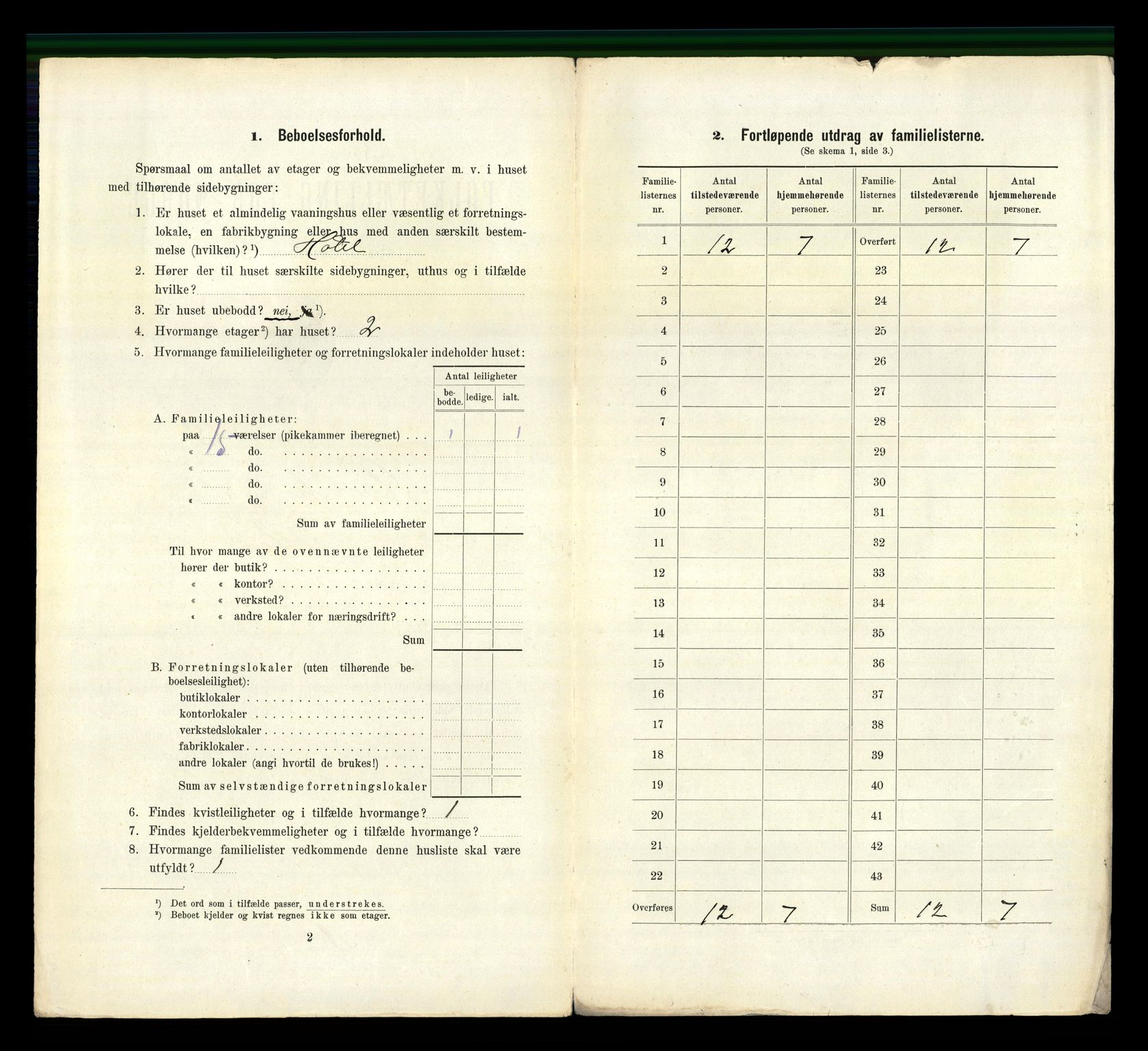 RA, 1910 census for Larvik, 1910, p. 2044