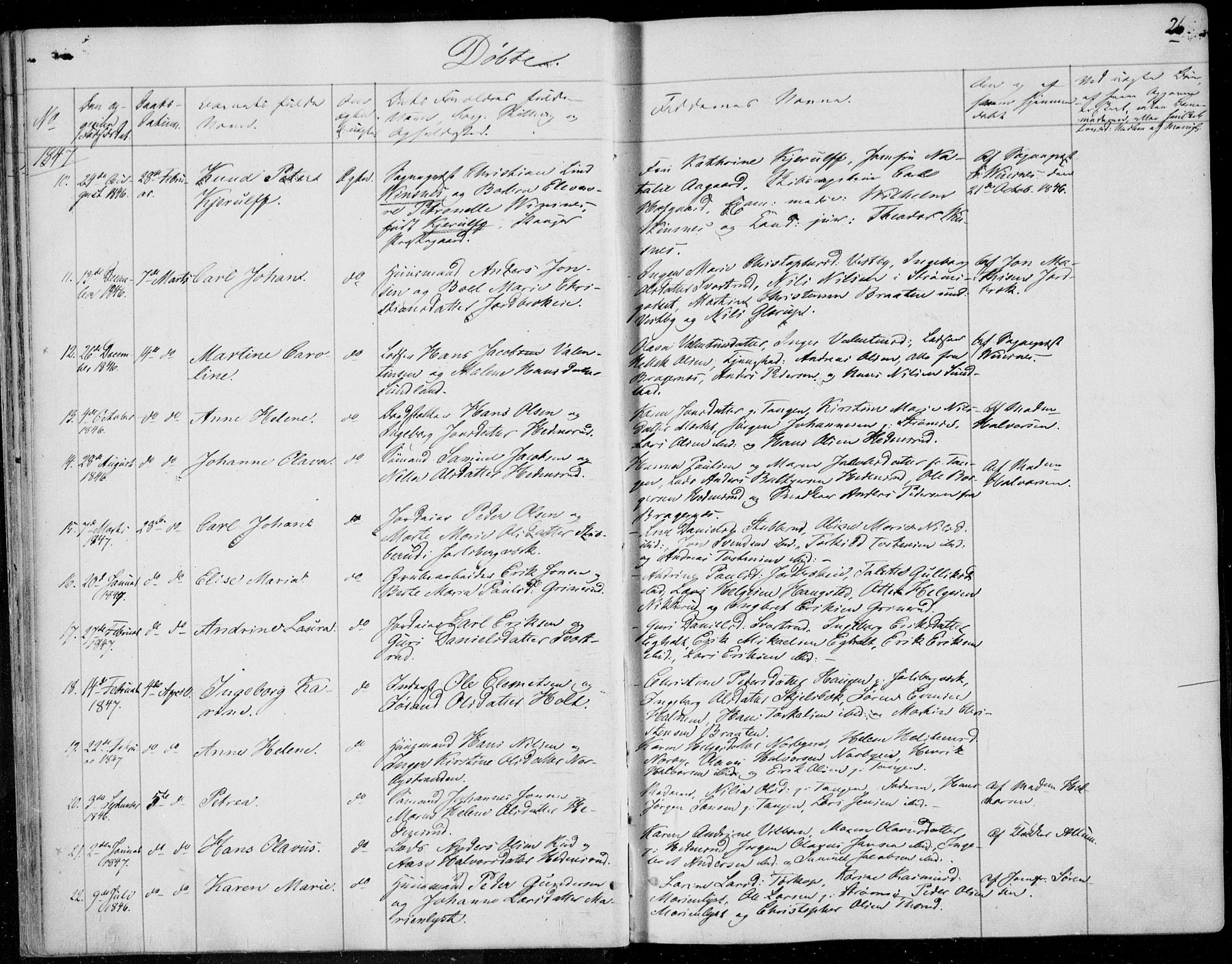 Skoger kirkebøker, AV/SAKO-A-59/F/Fa/L0003: Parish register (official) no. I 3, 1842-1861, p. 26