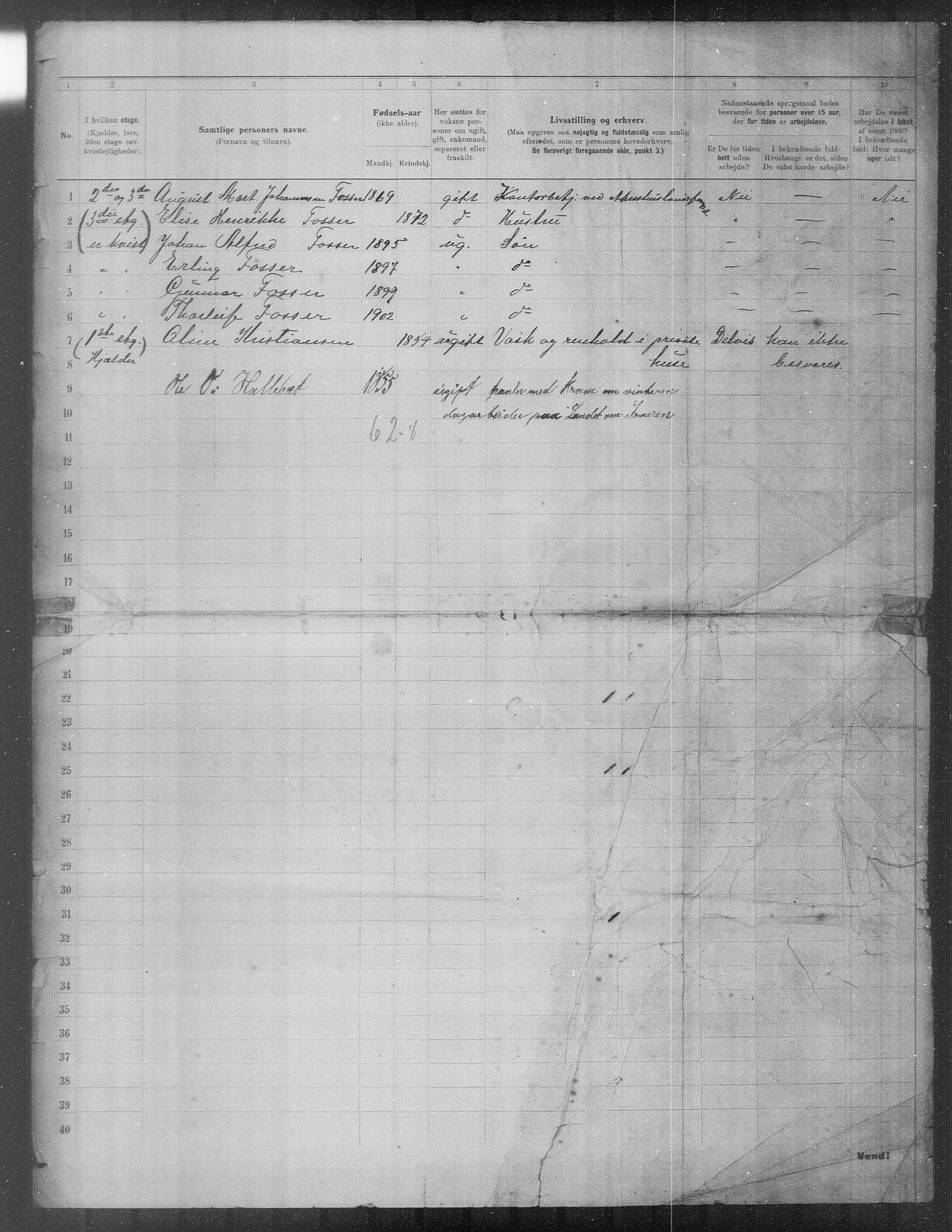 OBA, Municipal Census 1903 for Kristiania, 1903, p. 23406