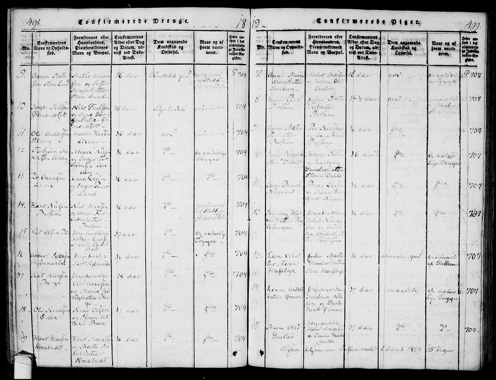 Onsøy prestekontor Kirkebøker, SAO/A-10914/F/Fa/L0002: Parish register (official) no. I 2, 1814-1840, p. 498-499