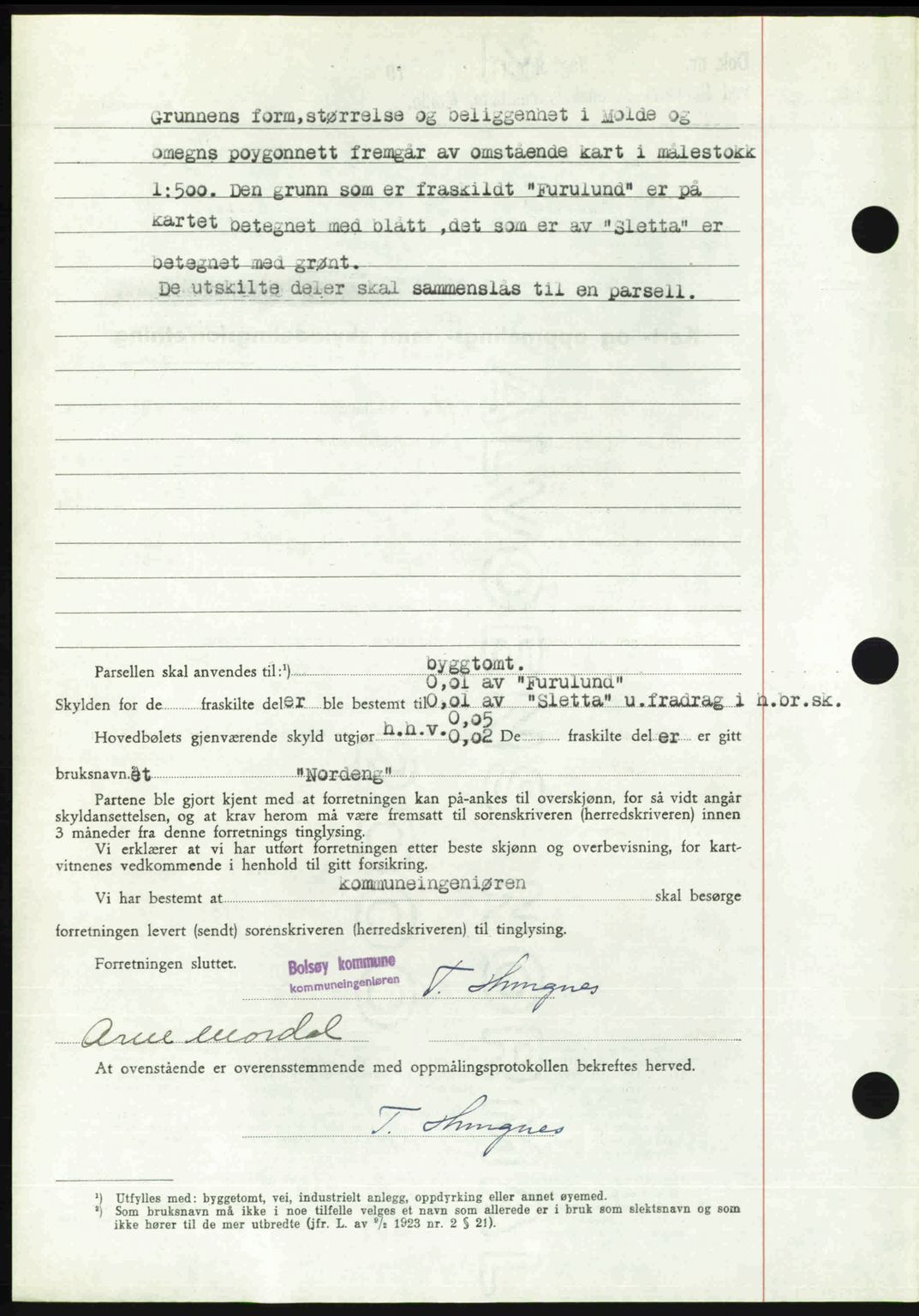 Romsdal sorenskriveri, SAT/A-4149/1/2/2C: Mortgage book no. A24, 1947-1947, Diary no: : 2658/1947