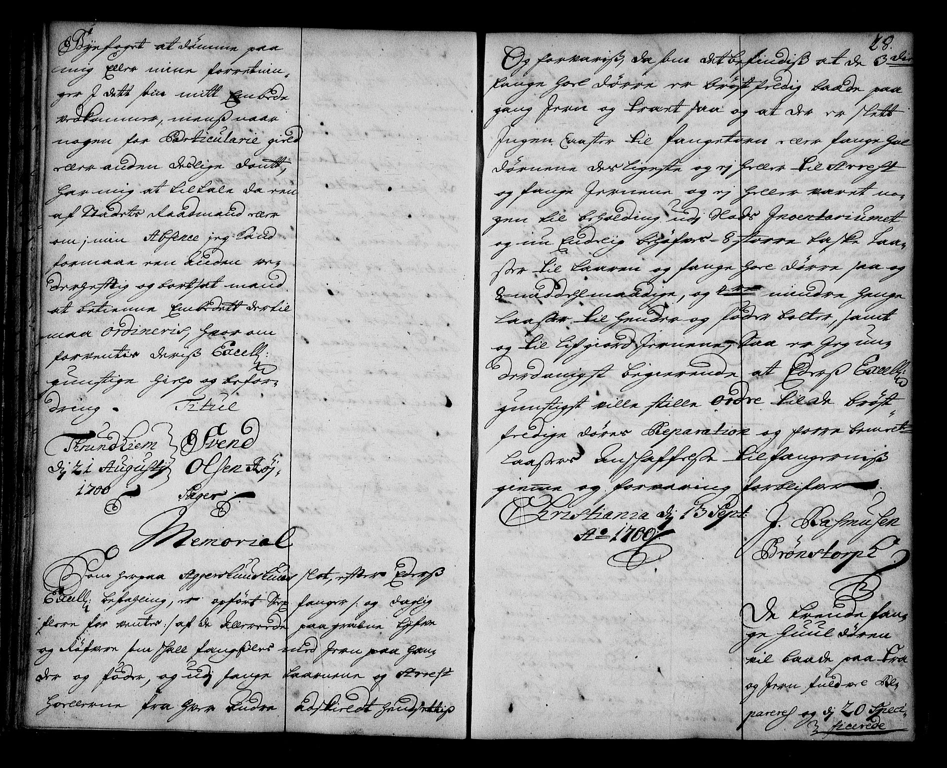 Stattholderembetet 1572-1771, AV/RA-EA-2870/Ae/L0012: Supplikasjons- og resolusjonsprotokoll, 1700, p. 27b-28a