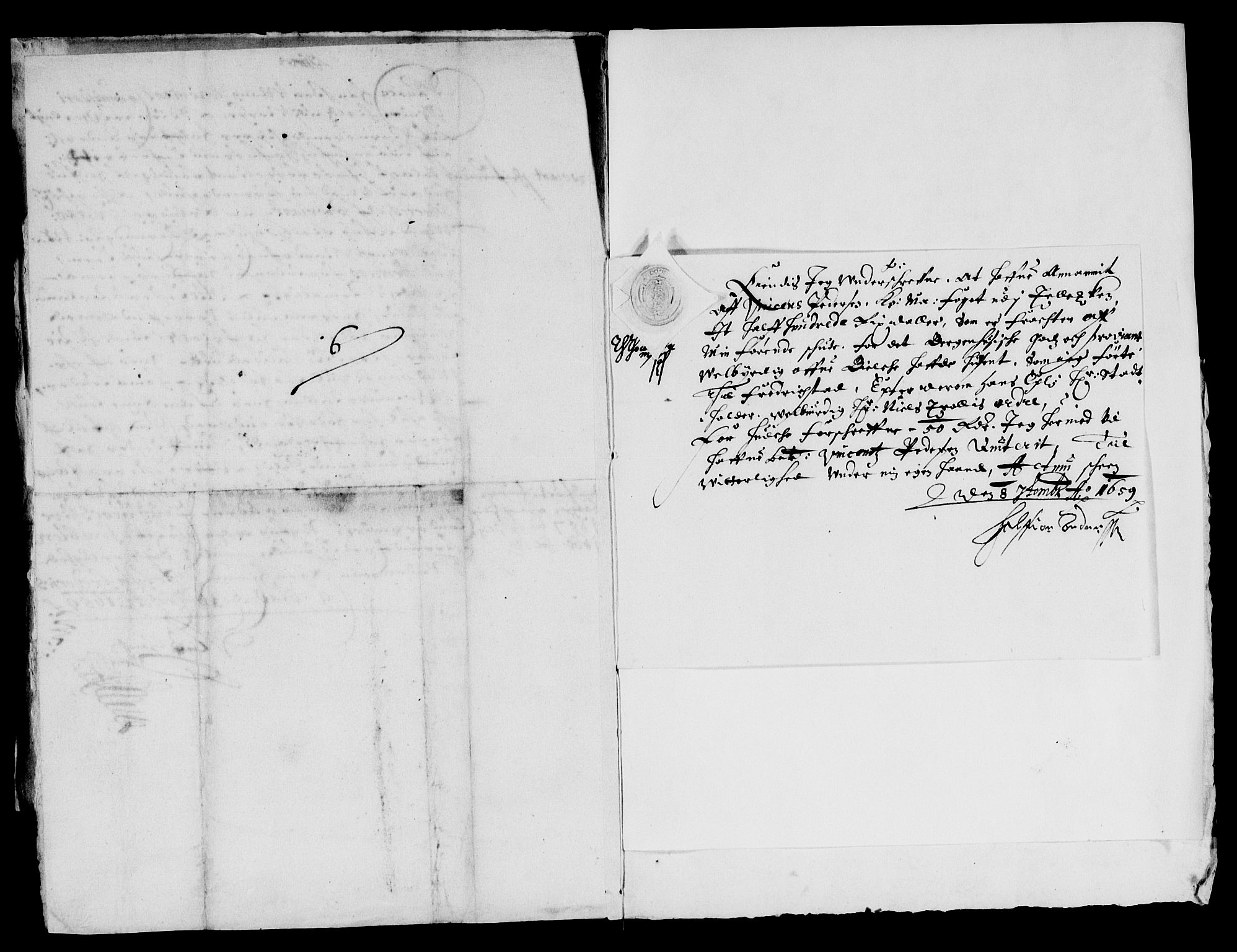 Rentekammeret inntil 1814, Reviderte regnskaper, Lensregnskaper, AV/RA-EA-5023/R/Rb/Rbp/L0045: Bratsberg len, 1657-1659