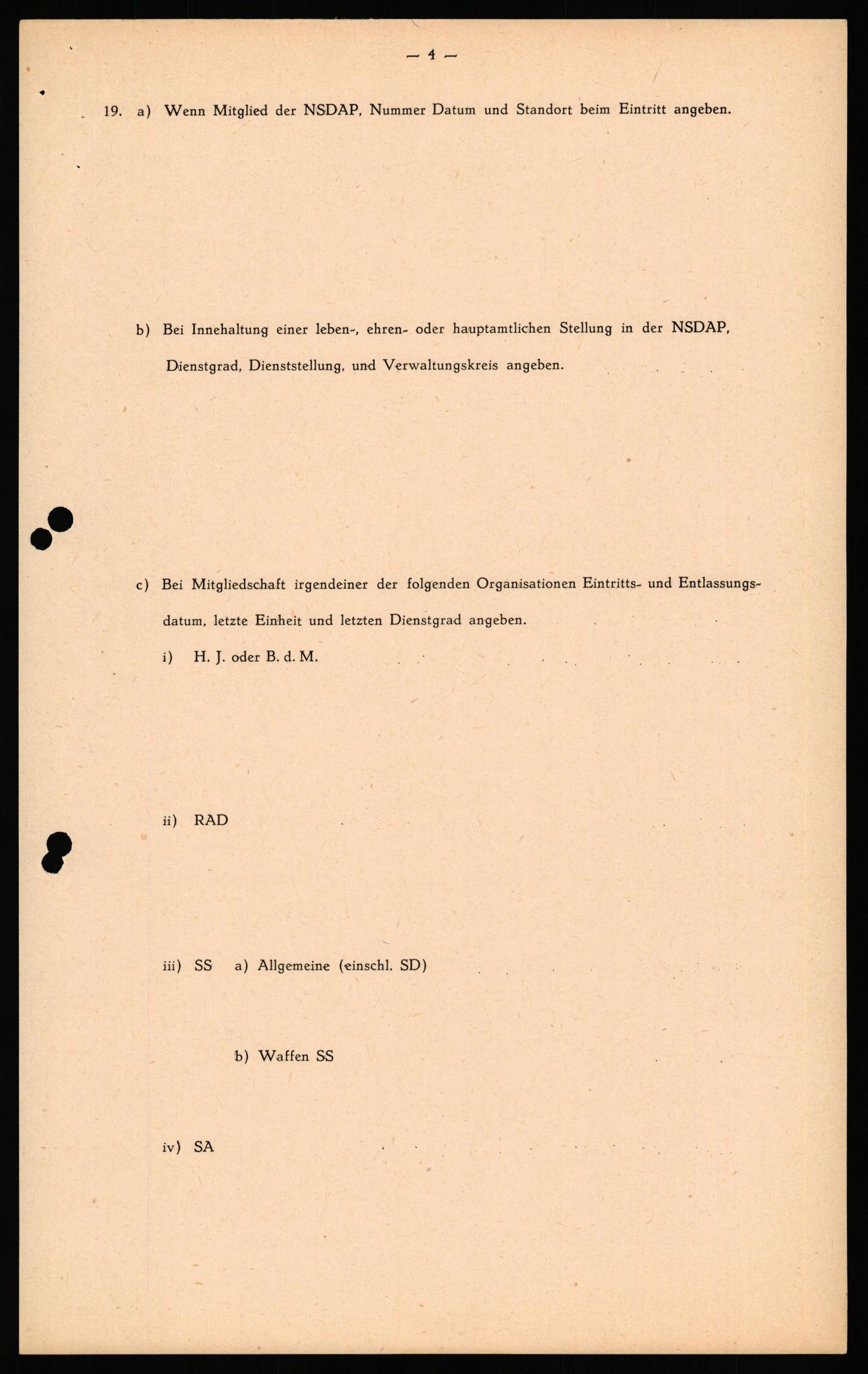 Forsvaret, Forsvarets overkommando II, RA/RAFA-3915/D/Db/L0038: CI Questionaires. Tyske okkupasjonsstyrker i Norge. Østerrikere., 1945-1946, p. 242