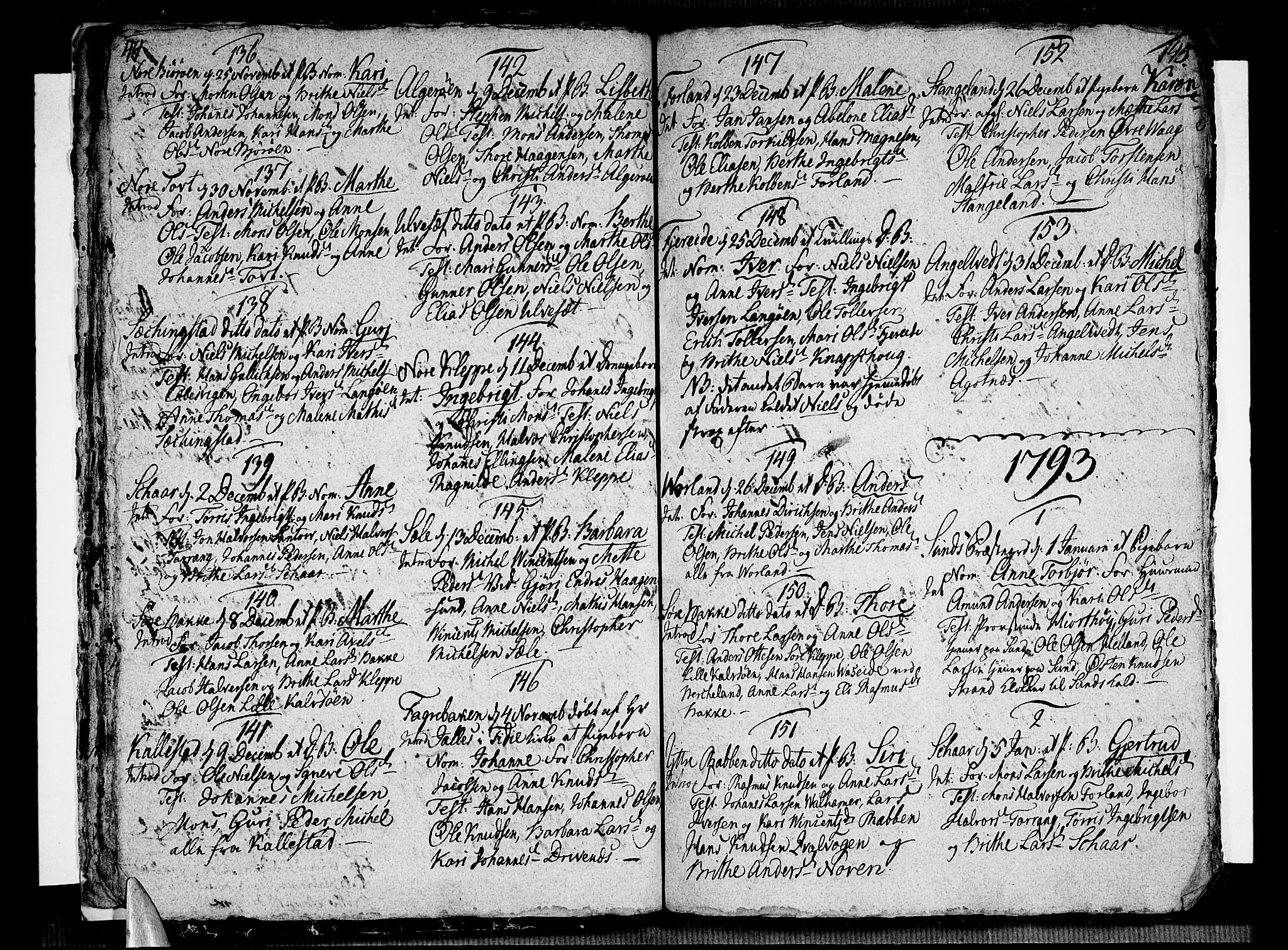 Sund sokneprestembete, SAB/A-99930: Parish register (official) no. A 6, 1787-1798, p. 44-45