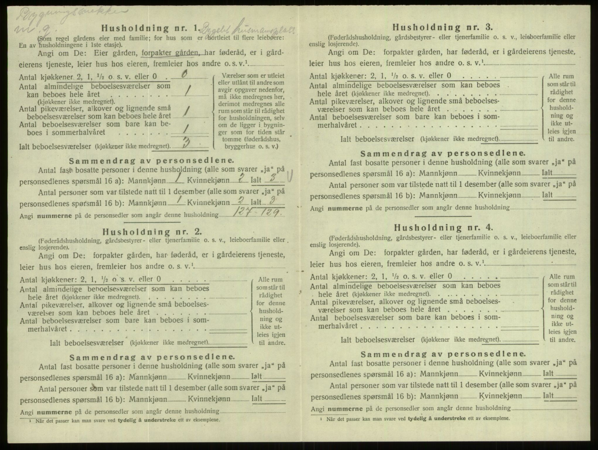 SAB, 1920 census for Eid, 1920, p. 212