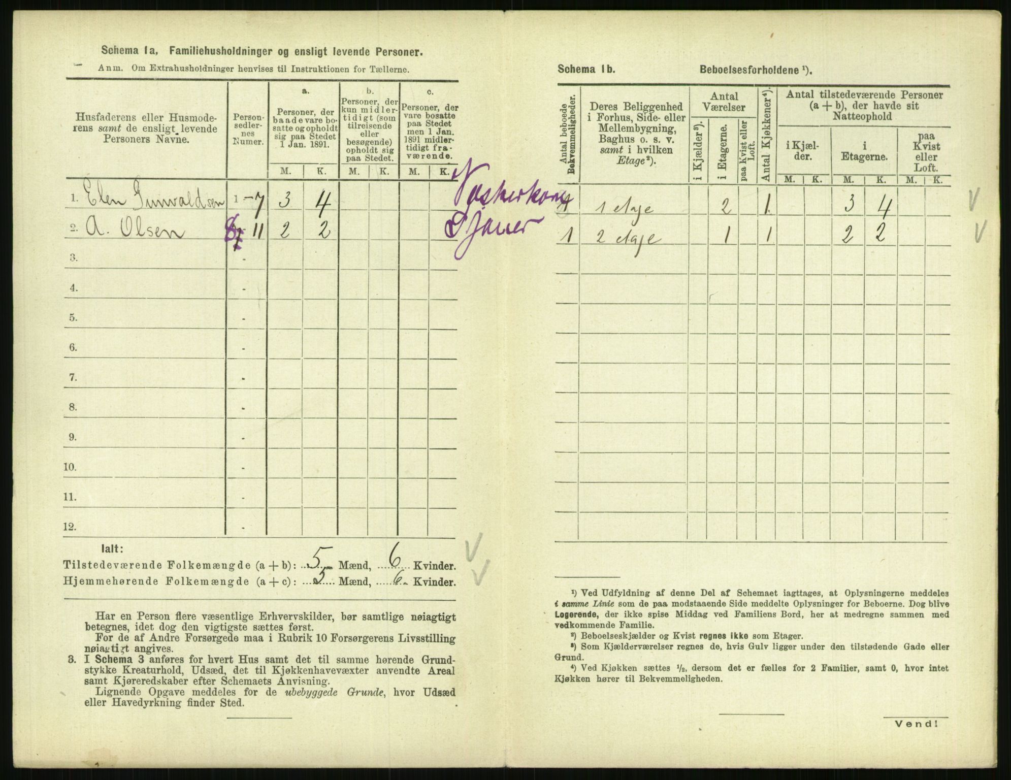 RA, 1891 census for 0801 Kragerø, 1891, p. 959