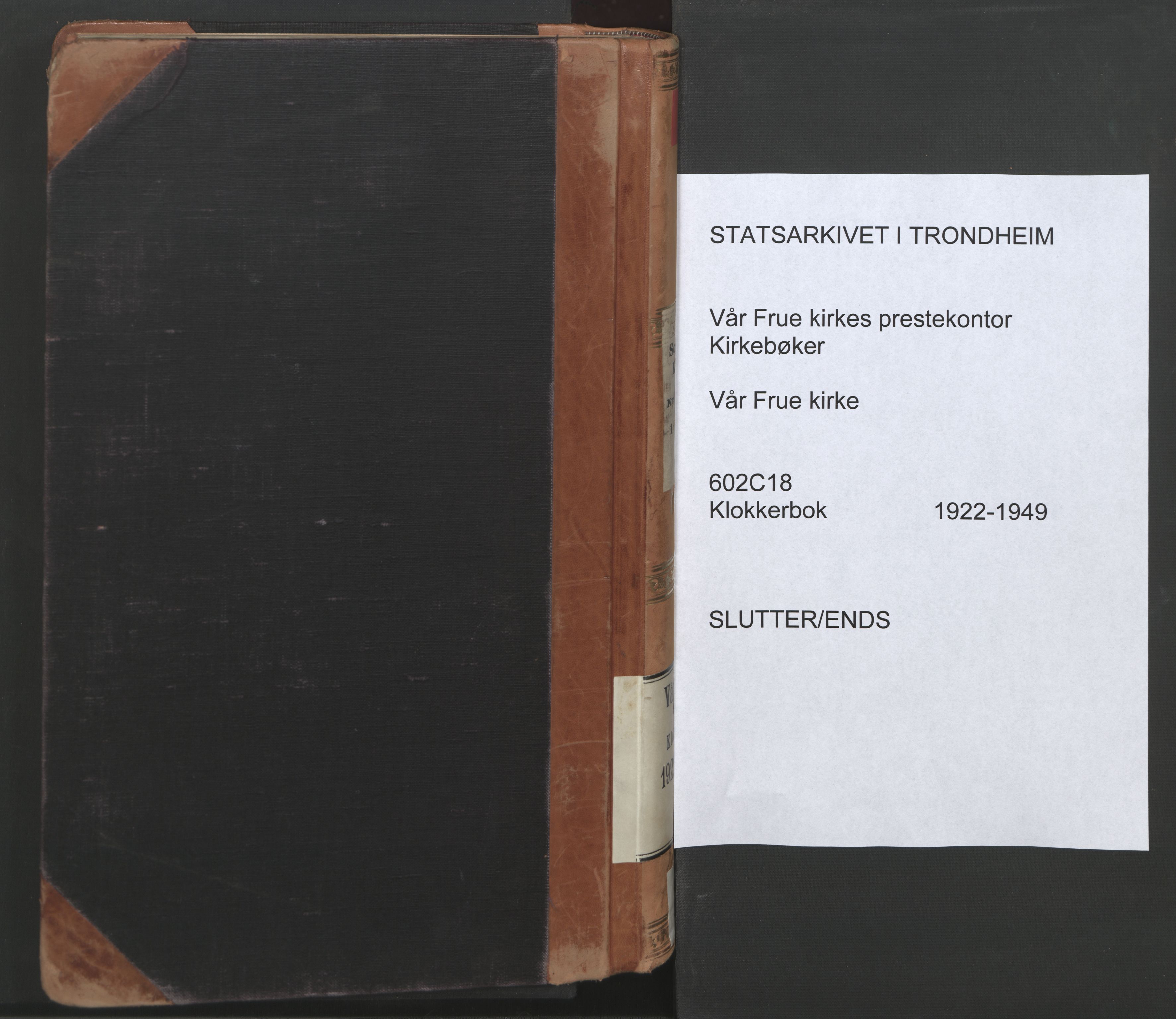 Ministerialprotokoller, klokkerbøker og fødselsregistre - Sør-Trøndelag, SAT/A-1456/602/L0150: Parish register (copy) no. 602C18, 1922-1949, p. 193