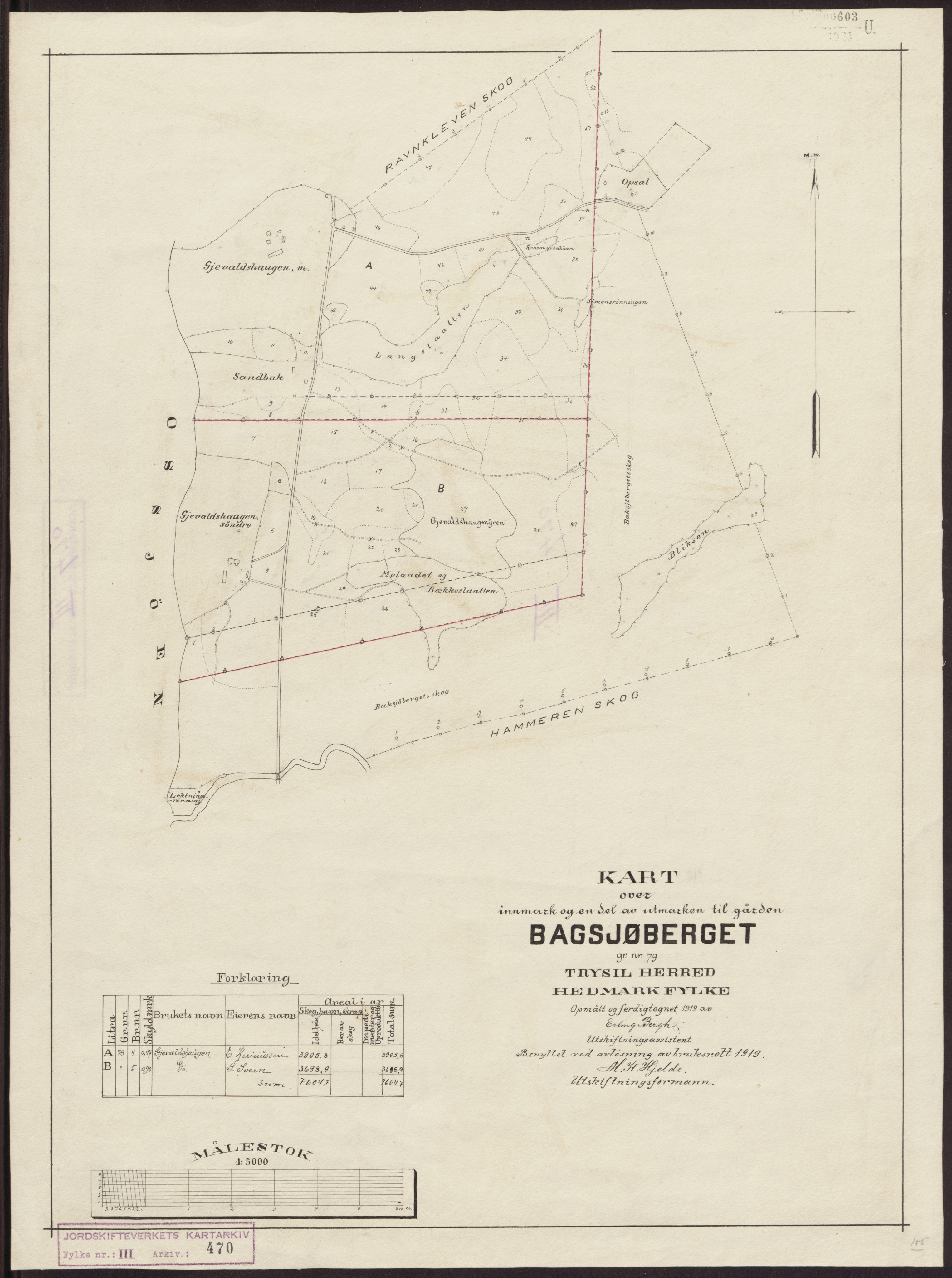 Jordskifteverkets kartarkiv, RA/S-3929/T, 1859-1988, p. 781