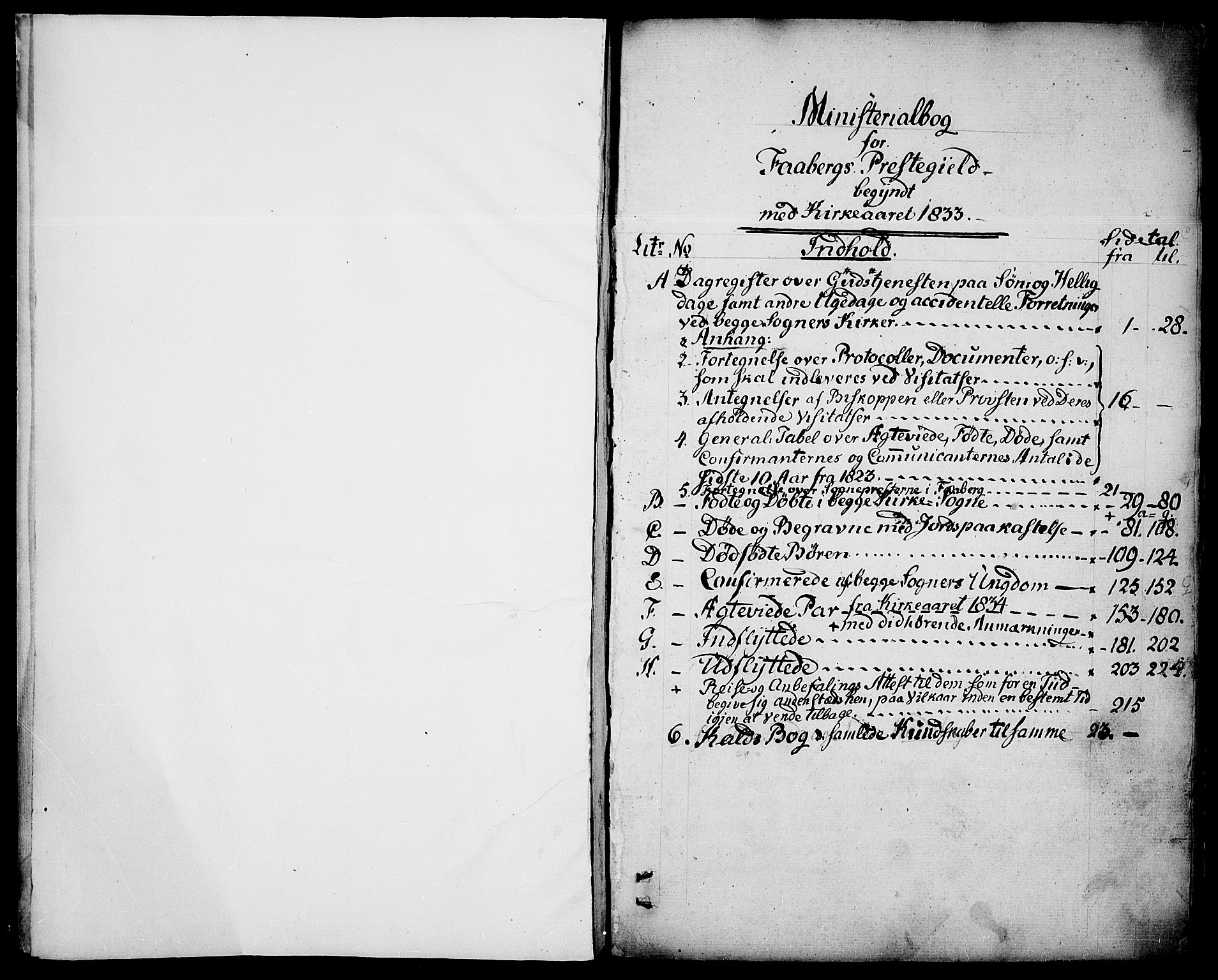 Fåberg prestekontor, SAH/PREST-086/H/Ha/Haa/L0004: Parish register (official) no. 4, 1833-1837