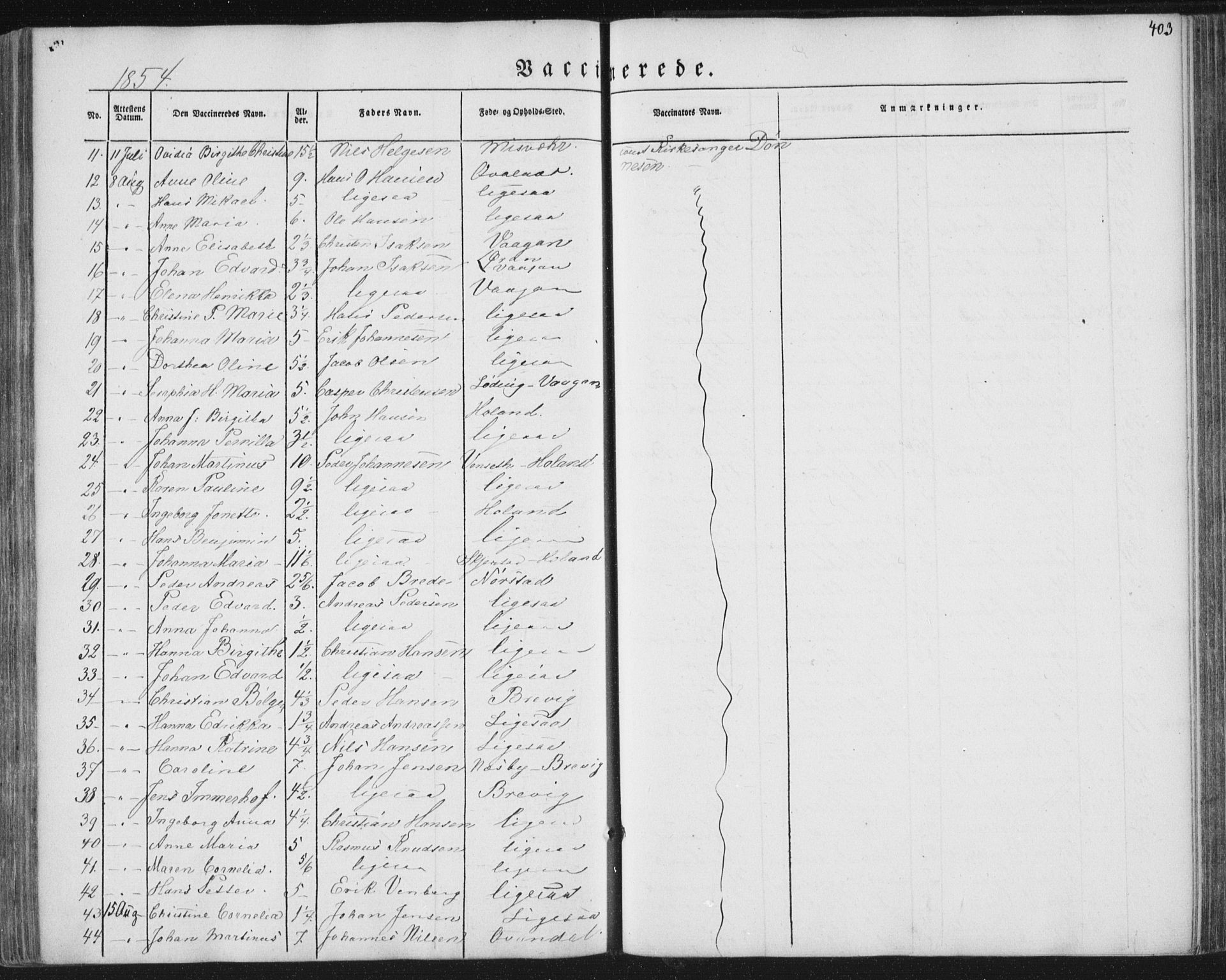 Ministerialprotokoller, klokkerbøker og fødselsregistre - Nordland, AV/SAT-A-1459/852/L0738: Parish register (official) no. 852A08, 1849-1865, p. 403