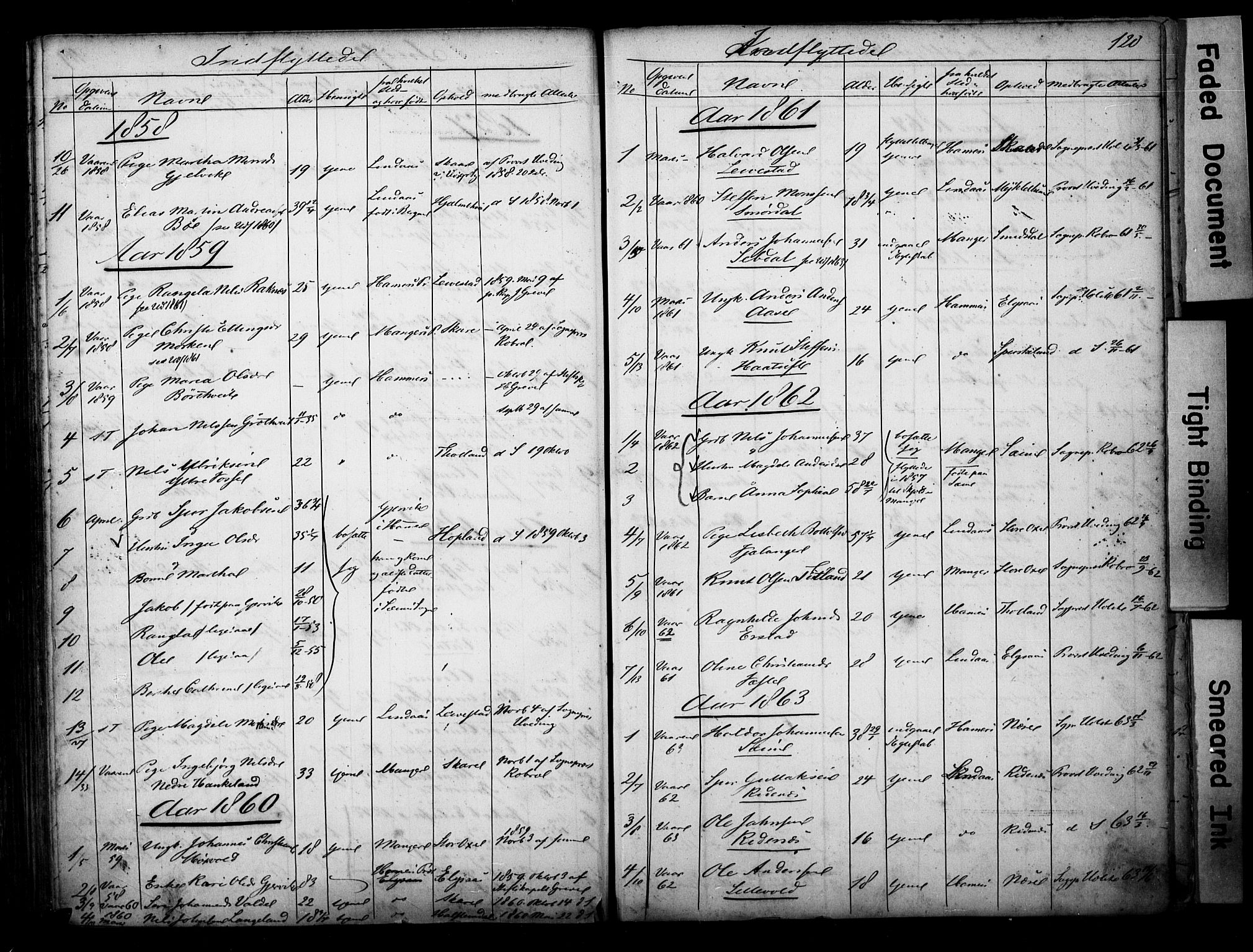 Alversund Sokneprestembete, SAB/A-73901/H/Ha/Hab: Parish register (copy) no. D 1, 1800-1870, p. 120