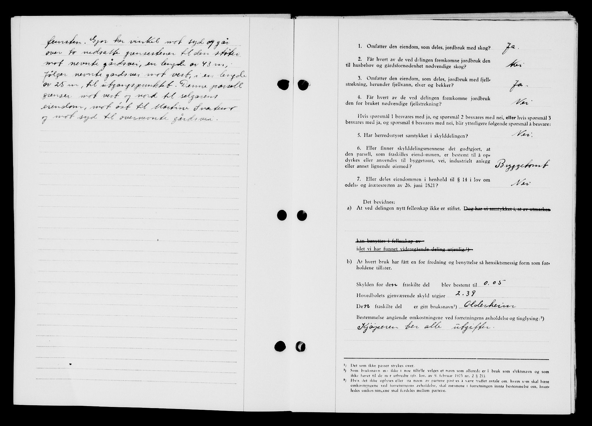 Lyngdal sorenskriveri, AV/SAK-1221-0004/G/Gb/L0663: Mortgage book no. A IX, 1948-1949, Diary no: : 1050/1948