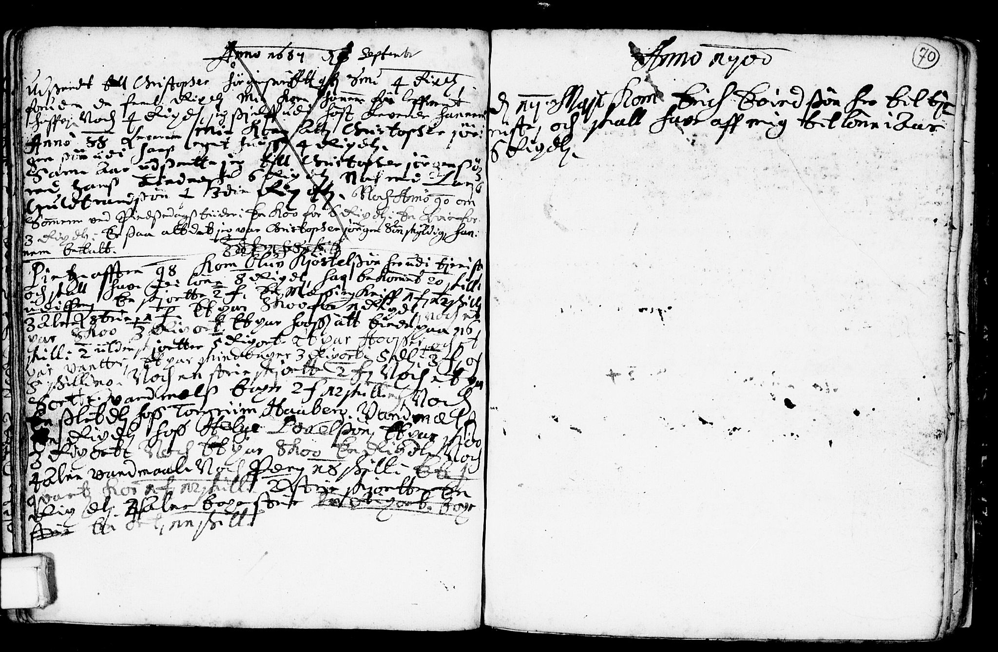Heddal kirkebøker, SAKO/A-268/F/Fa/L0001: Parish register (official) no. I 1, 1648-1699, p. 70