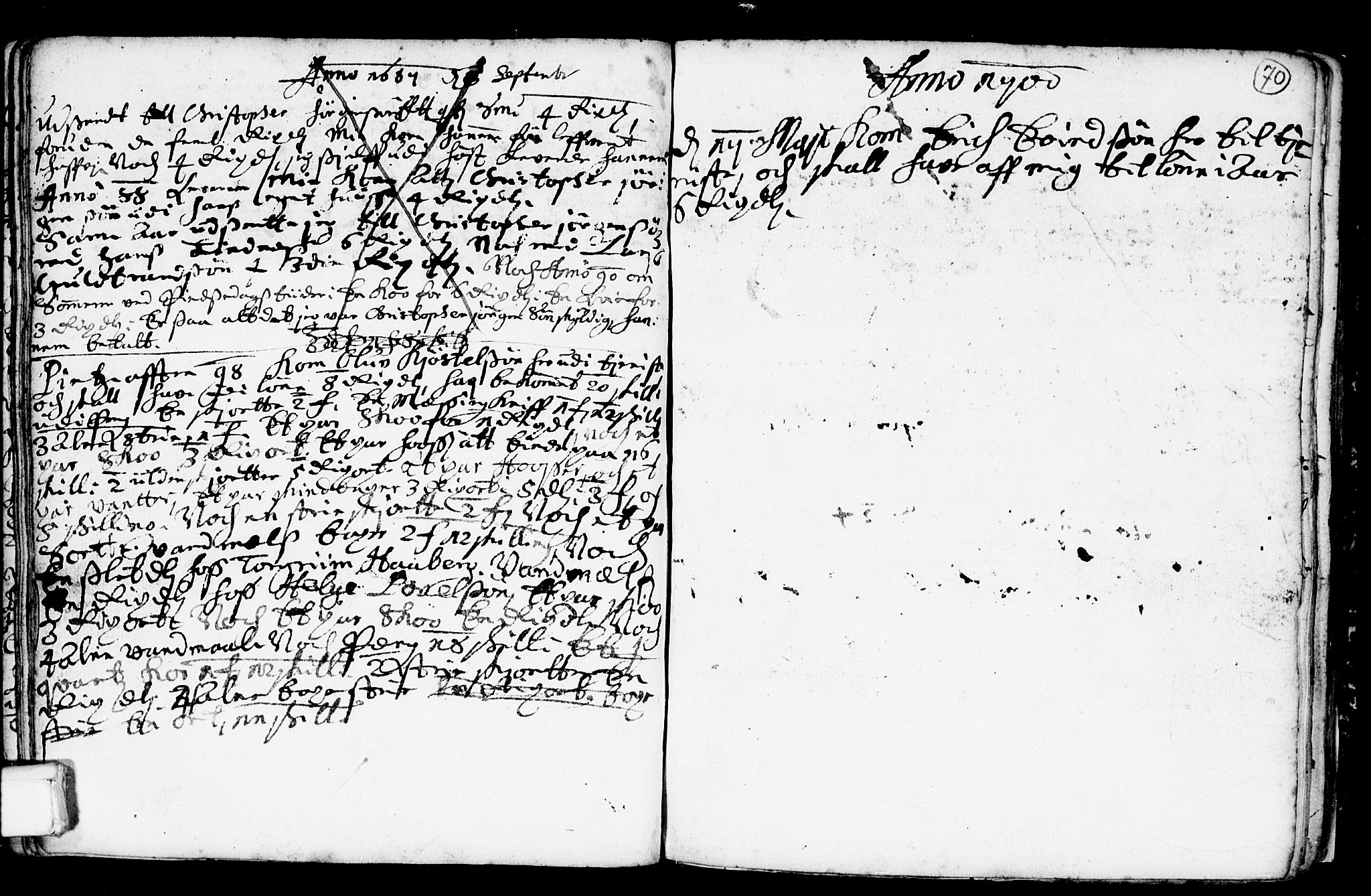 Heddal kirkebøker, AV/SAKO-A-268/F/Fa/L0001: Parish register (official) no. I 1, 1648-1699, p. 70