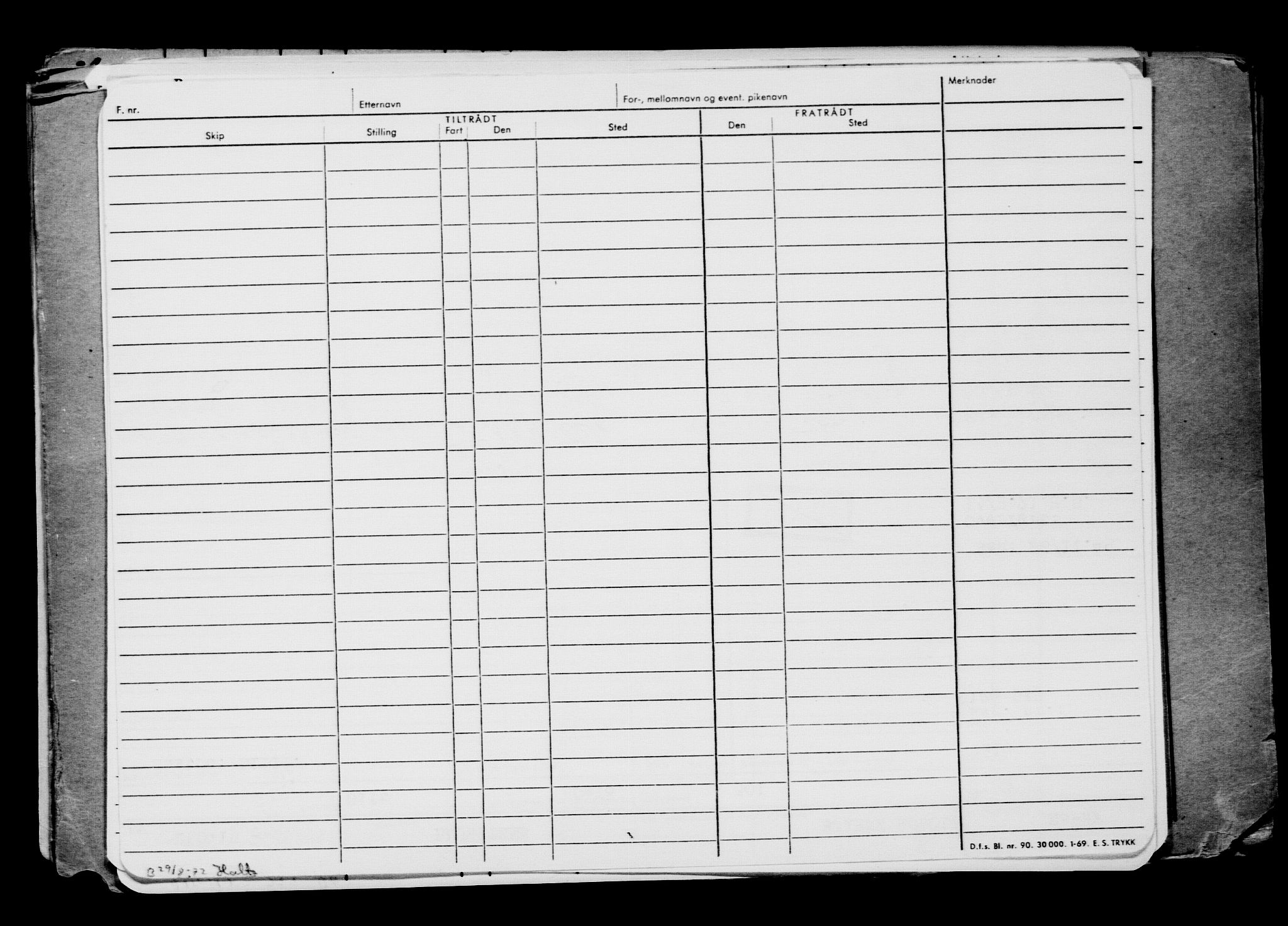 Direktoratet for sjømenn, RA/S-3545/G/Gb/L0129: Hovedkort, 1915, p. 309