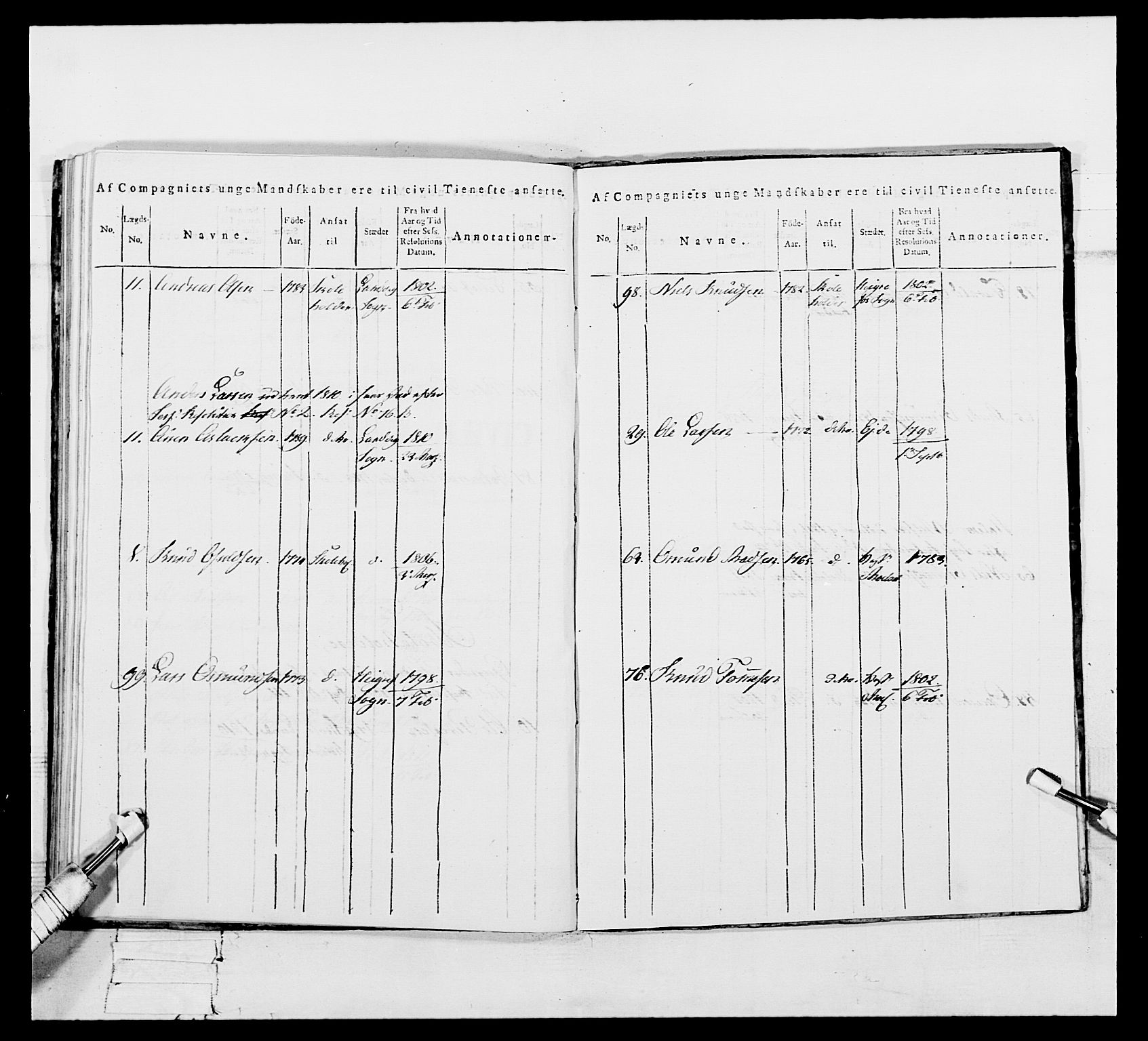 Generalitets- og kommissariatskollegiet, Det kongelige norske kommissariatskollegium, AV/RA-EA-5420/E/Eh/L0112: Vesterlenske nasjonale infanteriregiment, 1812, p. 109