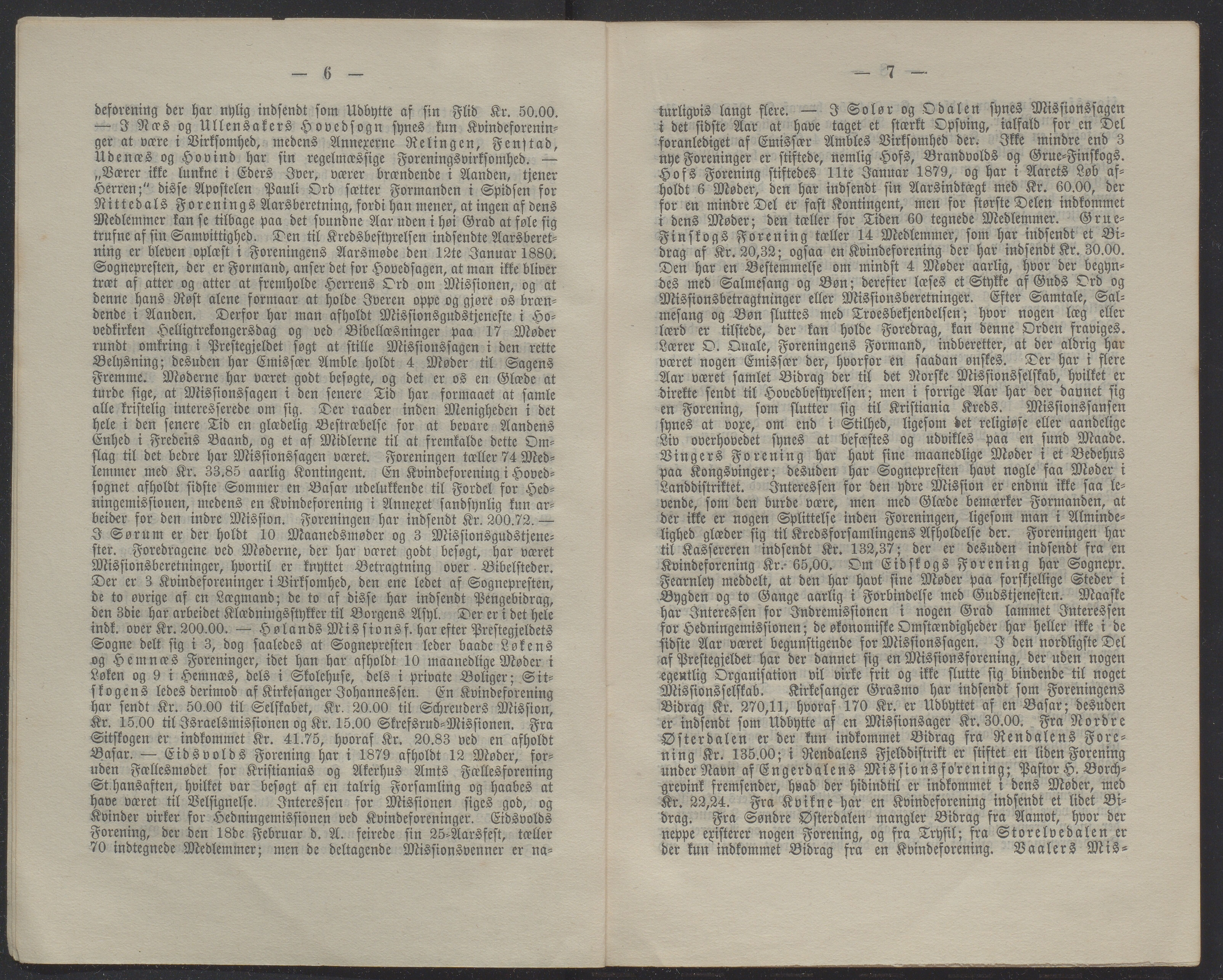 Det Norske Misjonsselskap - hovedadministrasjonen, VID/MA-A-1045/D/Db/Dba/L0338/0007: Beretninger, Bøker, Skrifter o.l   / Årsberetninger 38. , 1880, p. 6-7