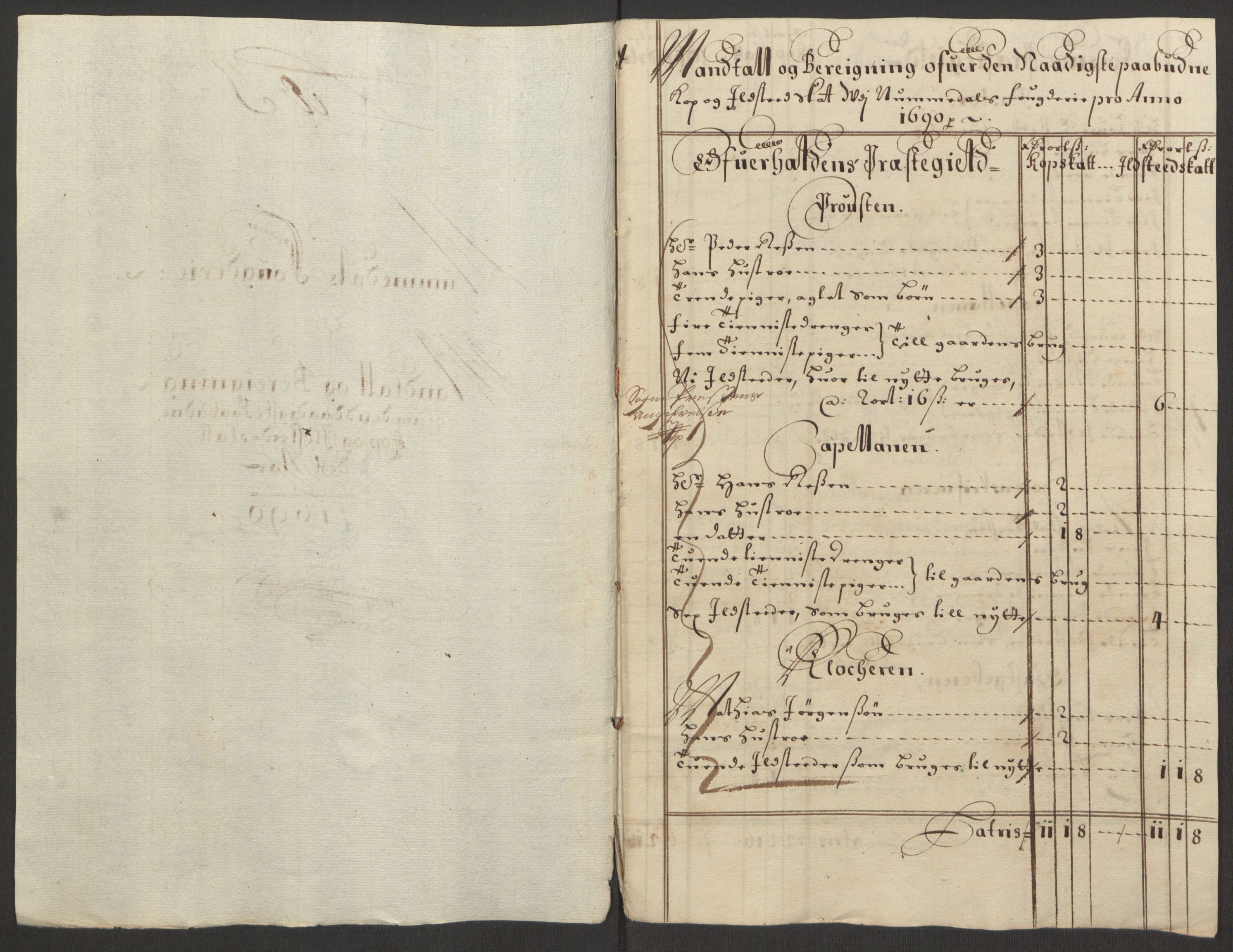 Rentekammeret inntil 1814, Reviderte regnskaper, Fogderegnskap, AV/RA-EA-4092/R64/L4423: Fogderegnskap Namdal, 1690-1691, p. 53