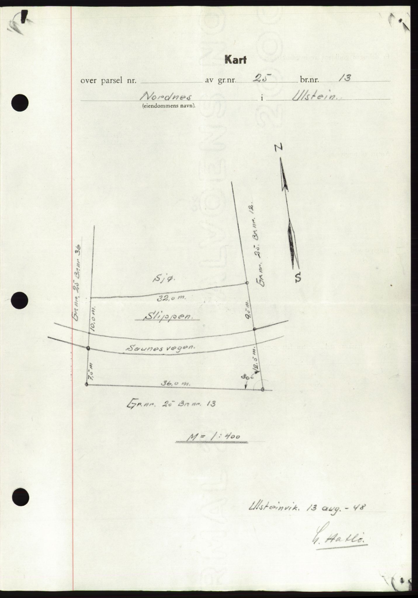 Søre Sunnmøre sorenskriveri, AV/SAT-A-4122/1/2/2C/L0082: Mortgage book no. 8A, 1948-1948, Diary no: : 1155/1948