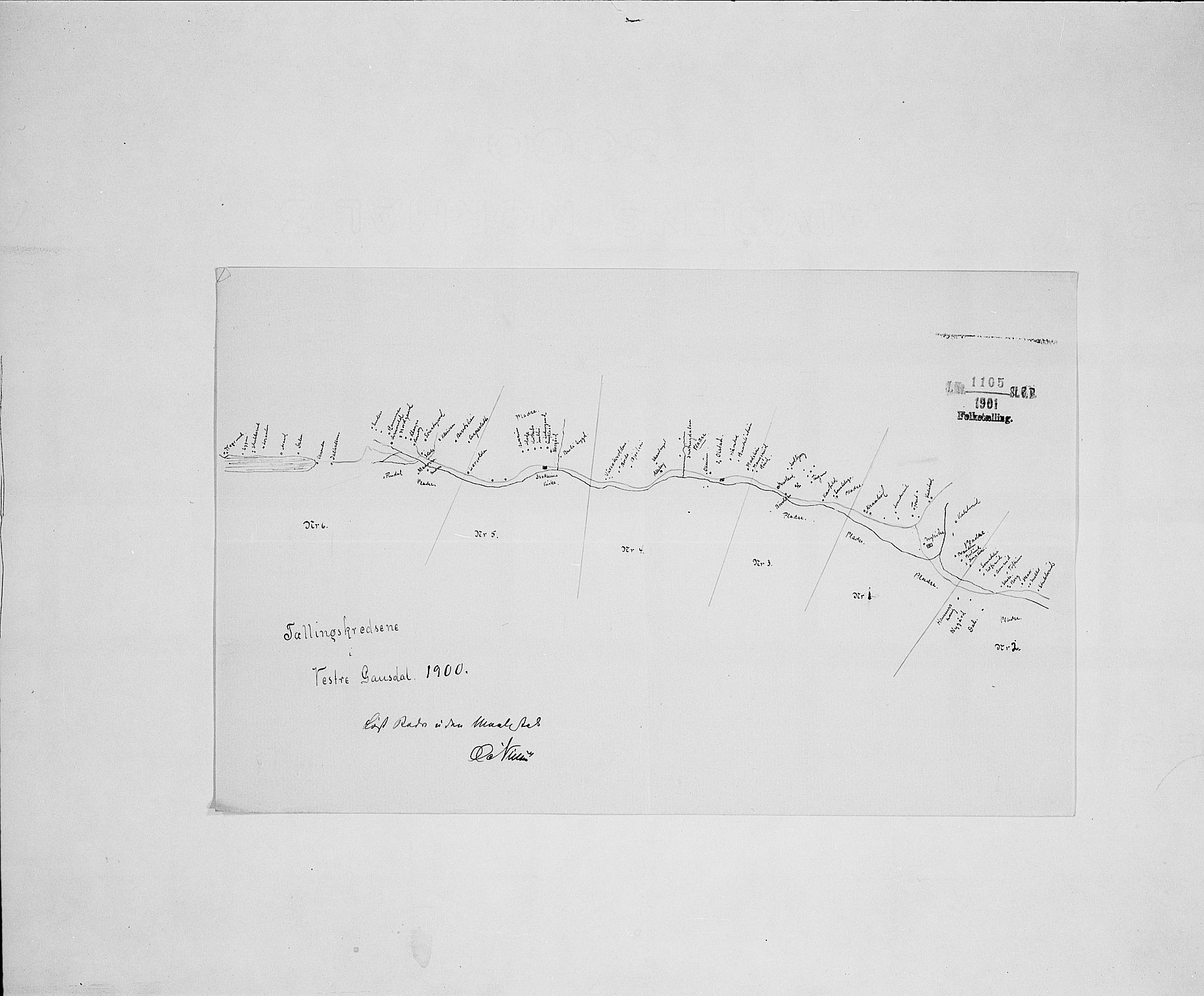 SAH, 1900 census for Vestre Gausdal, 1900, p. 12