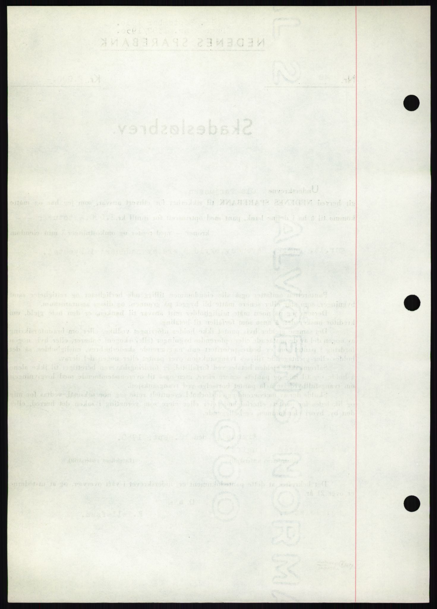 Nedenes sorenskriveri, SAK/1221-0006/G/Gb/Gbb/L0008: Mortgage book no. B8, 1950-1950, Diary no: : 1382/1950