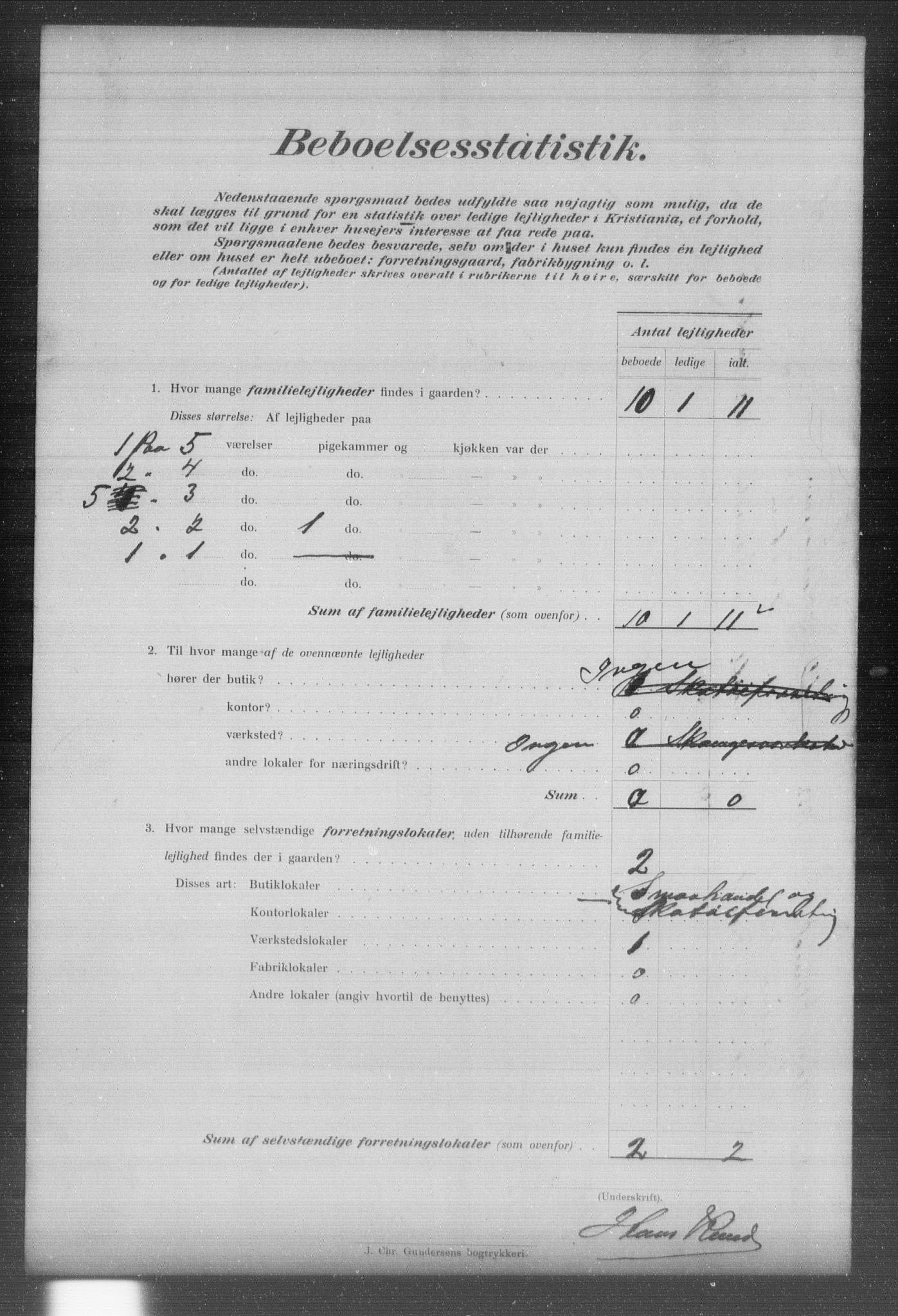 OBA, Municipal Census 1903 for Kristiania, 1903, p. 15062