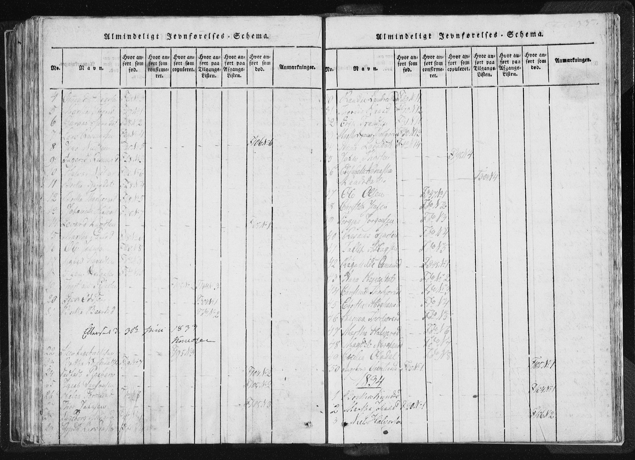 Vikedal sokneprestkontor, AV/SAST-A-101840/01/IV: Parish register (official) no. A 4, 1816-1850, p. 337