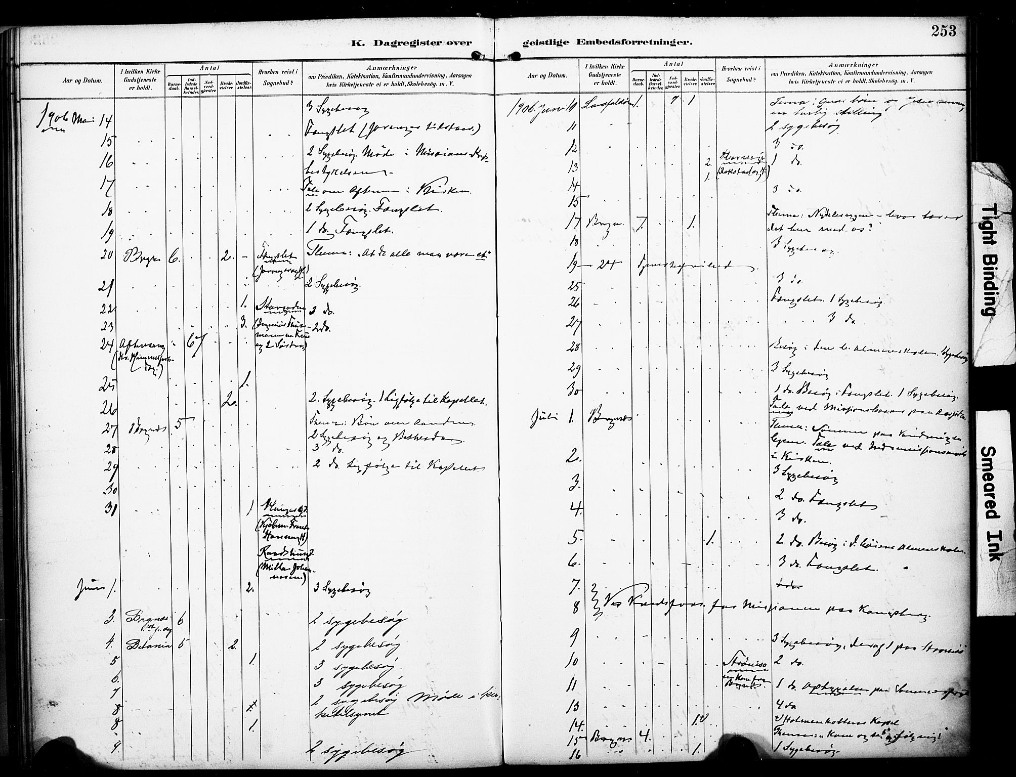 Bragernes kirkebøker, AV/SAKO-A-6/F/Fc/L0006: Parish register (official) no. III 6, 1888-1899, p. 253