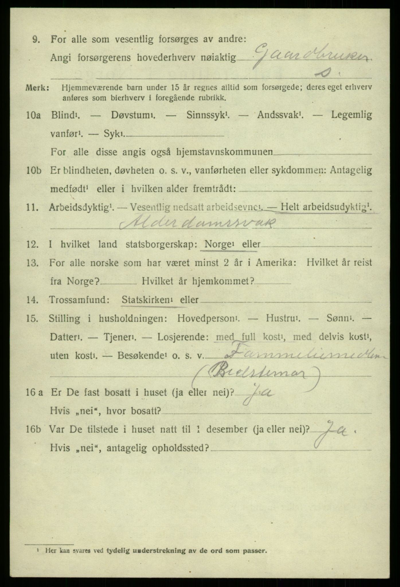 SAB, 1920 census for Hålandsdal, 1920, p. 465