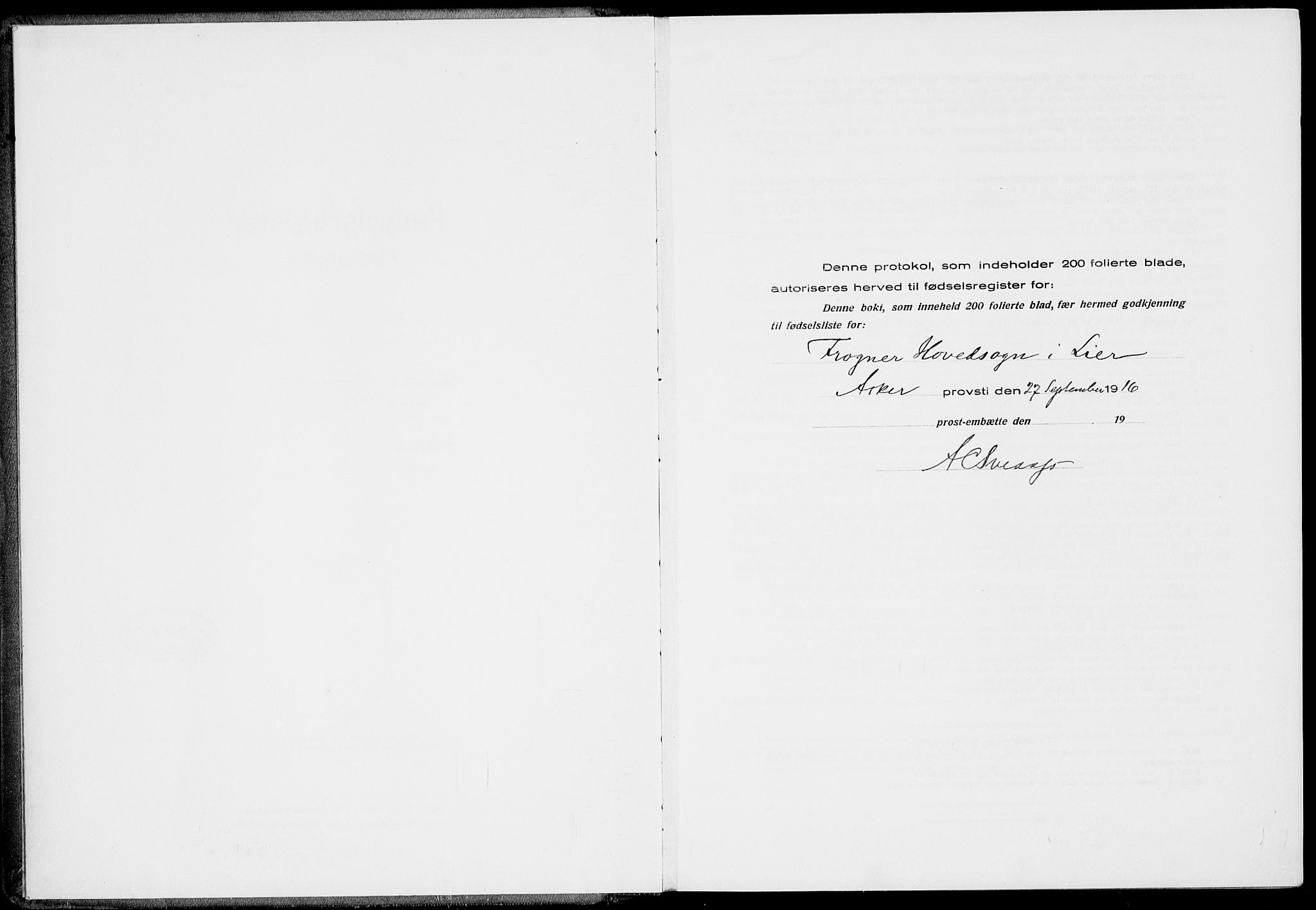 Lier kirkebøker, SAKO/A-230/J/Ja/L0001: Birth register no. 1, 1916-1928