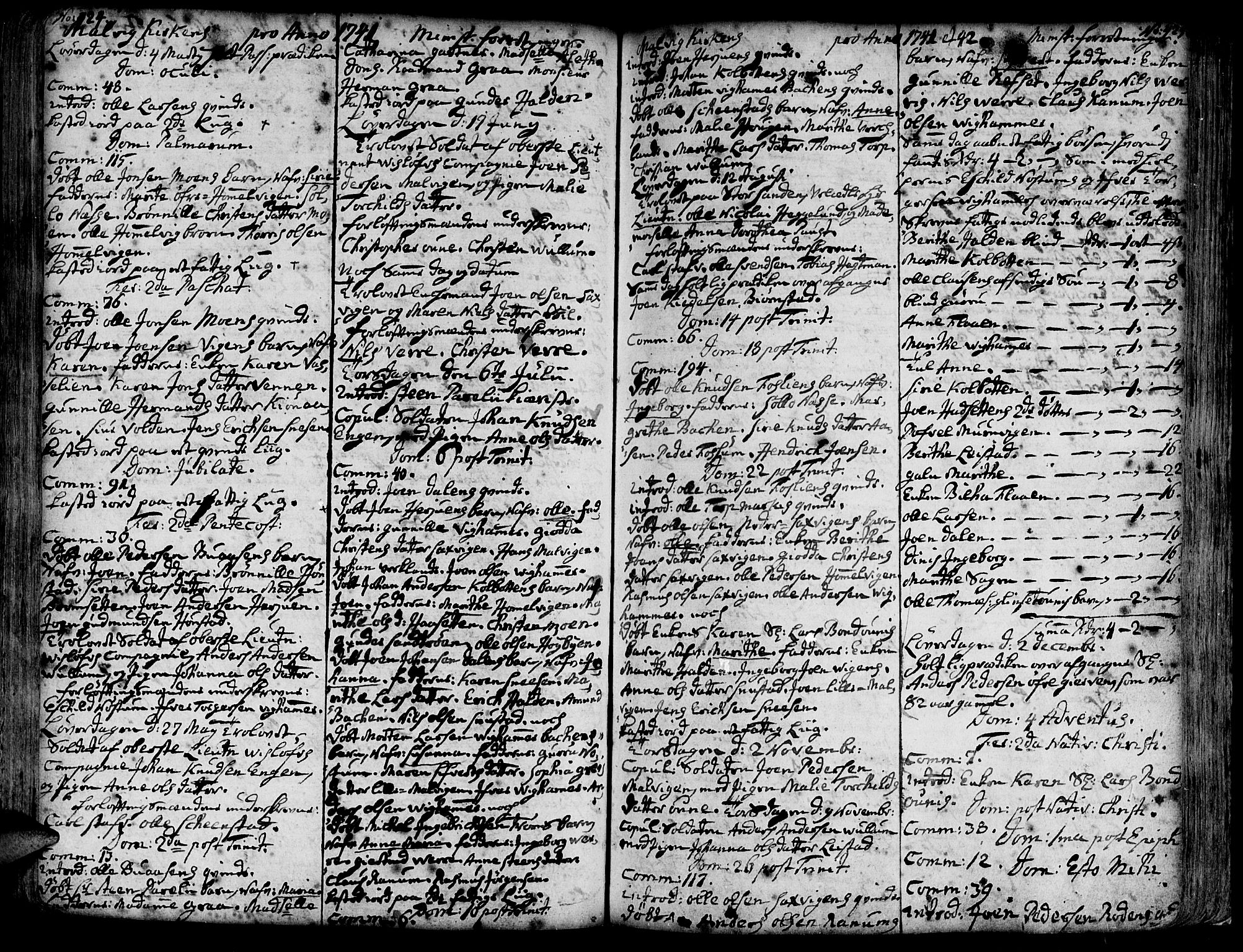 Ministerialprotokoller, klokkerbøker og fødselsregistre - Sør-Trøndelag, SAT/A-1456/606/L0277: Parish register (official) no. 606A01 /3, 1727-1780, p. 424-425