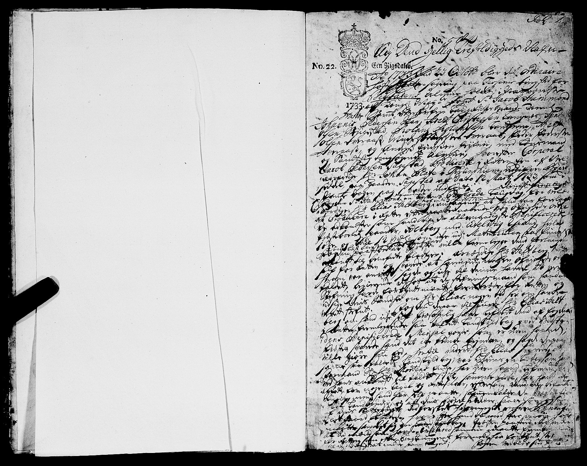 Inderøy sorenskriveri, SAT/A-4147/1/1/1A/L0008: Tingbok, 1733-1746, p. 0b-1a
