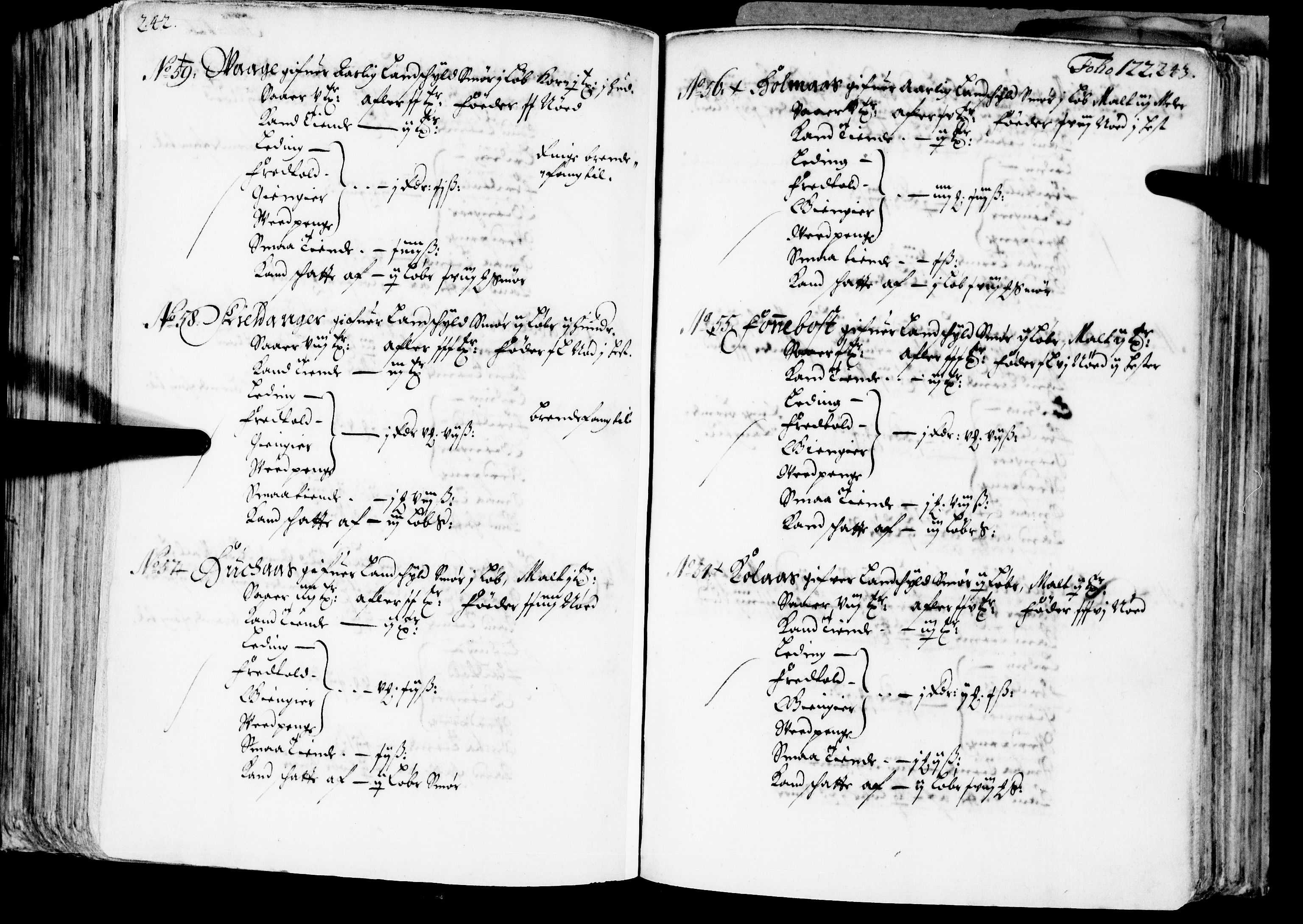 Rentekammeret inntil 1814, Realistisk ordnet avdeling, RA/EA-4070/N/Nb/Nba/L0039: Nordhordland fogderi, 1667, p. 121b-122a