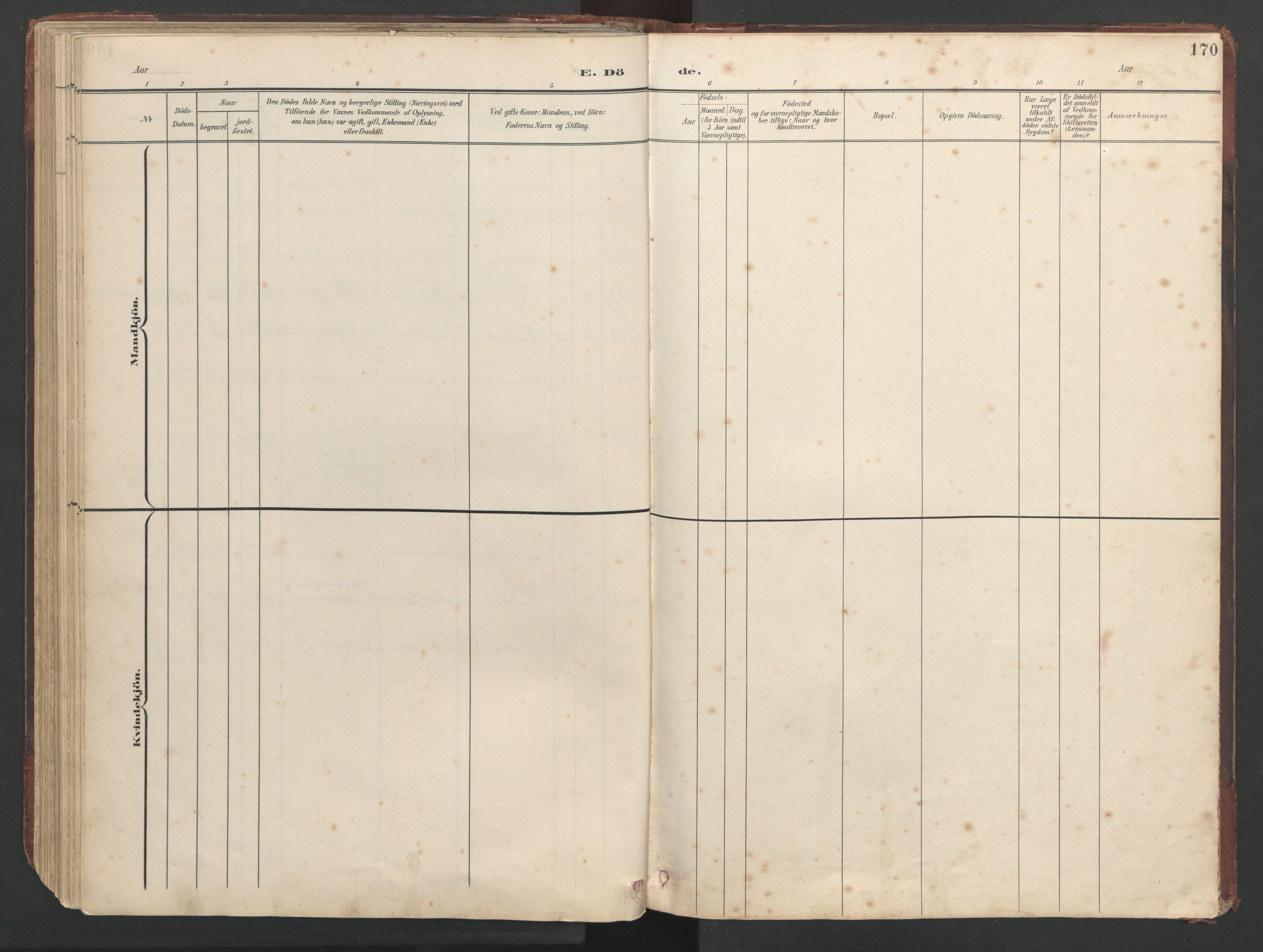 Ministerialprotokoller, klokkerbøker og fødselsregistre - Sør-Trøndelag, SAT/A-1456/638/L0571: Parish register (copy) no. 638C03, 1901-1930, p. 170
