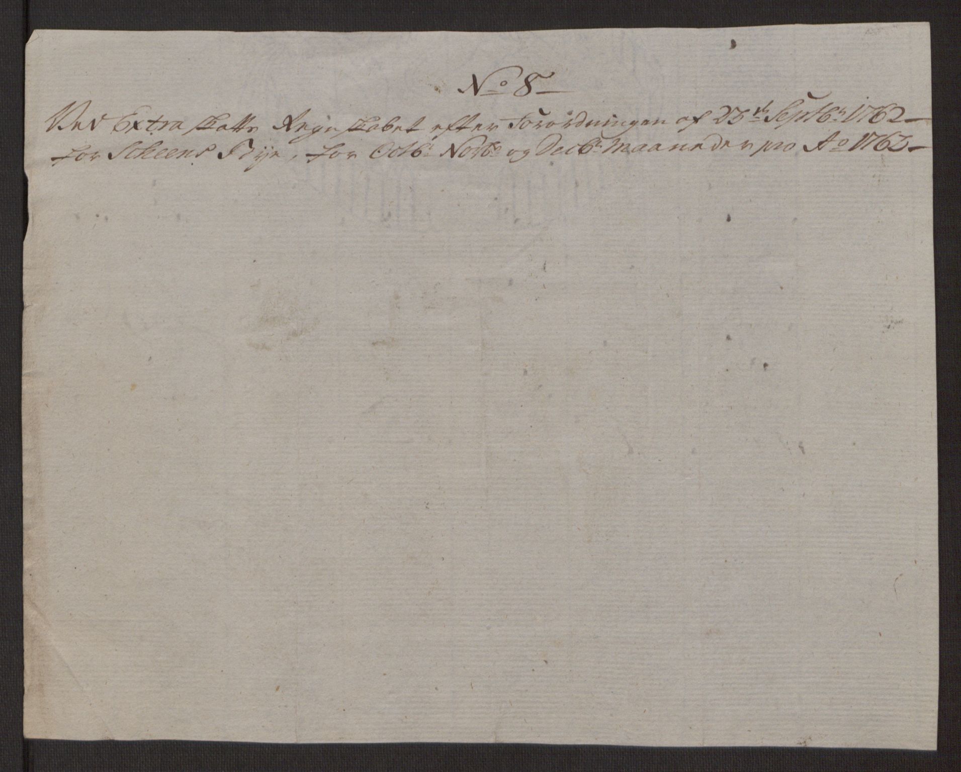 Rentekammeret inntil 1814, Reviderte regnskaper, Byregnskaper, RA/EA-4066/R/Rj/L0198/0001: [J4] Kontribusjonsregnskap / Ekstraskatt, 1762-1768, p. 103