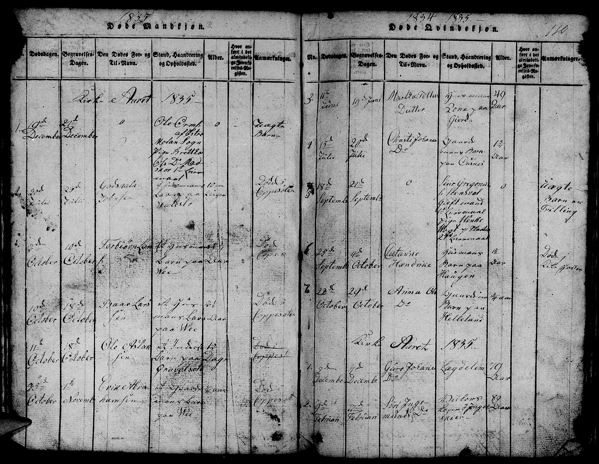 Etne sokneprestembete, SAB/A-75001/H/Hab: Parish register (copy) no. B 1, 1815-1850, p. 110