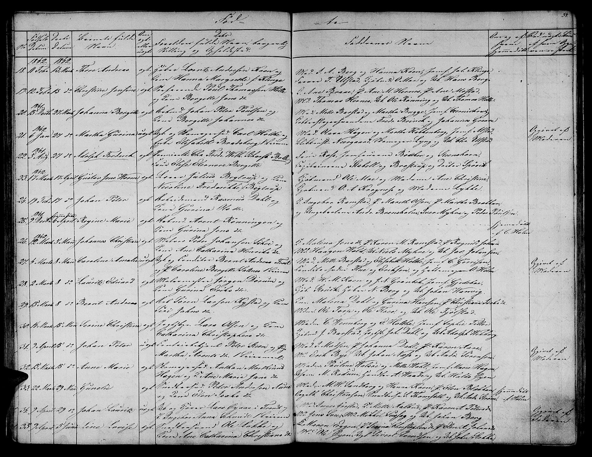 Ministerialprotokoller, klokkerbøker og fødselsregistre - Sør-Trøndelag, AV/SAT-A-1456/604/L0182: Parish register (official) no. 604A03, 1818-1850, p. 34