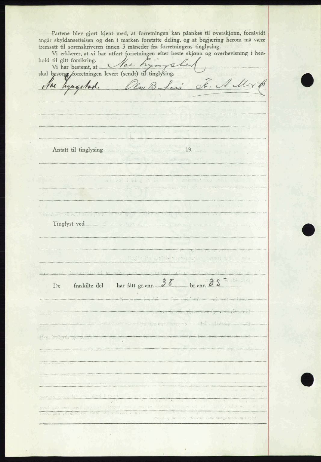 Romsdal sorenskriveri, AV/SAT-A-4149/1/2/2C: Mortgage book no. A12, 1942-1942, Diary no: : 1448/1942