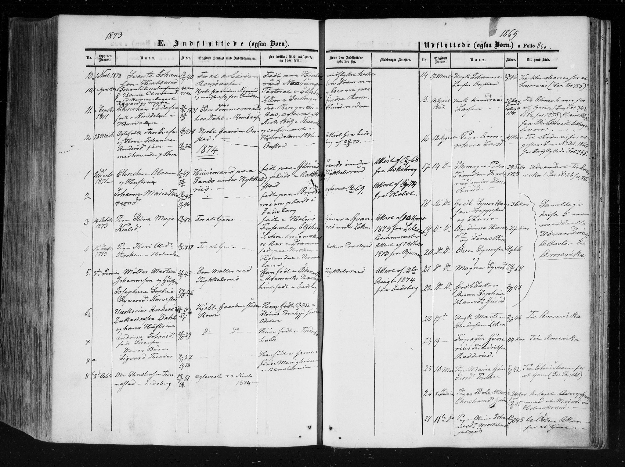 Askim prestekontor Kirkebøker, SAO/A-10900/F/Fa/L0005: Parish register (official) no. 5, 1847-1879, p. 360