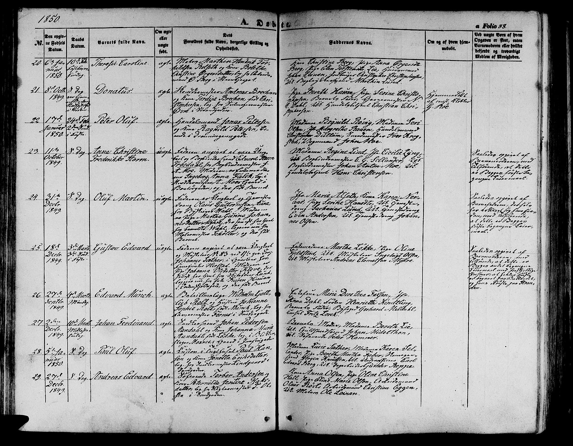 Ministerialprotokoller, klokkerbøker og fødselsregistre - Sør-Trøndelag, AV/SAT-A-1456/602/L0137: Parish register (copy) no. 602C05, 1846-1856, p. 88