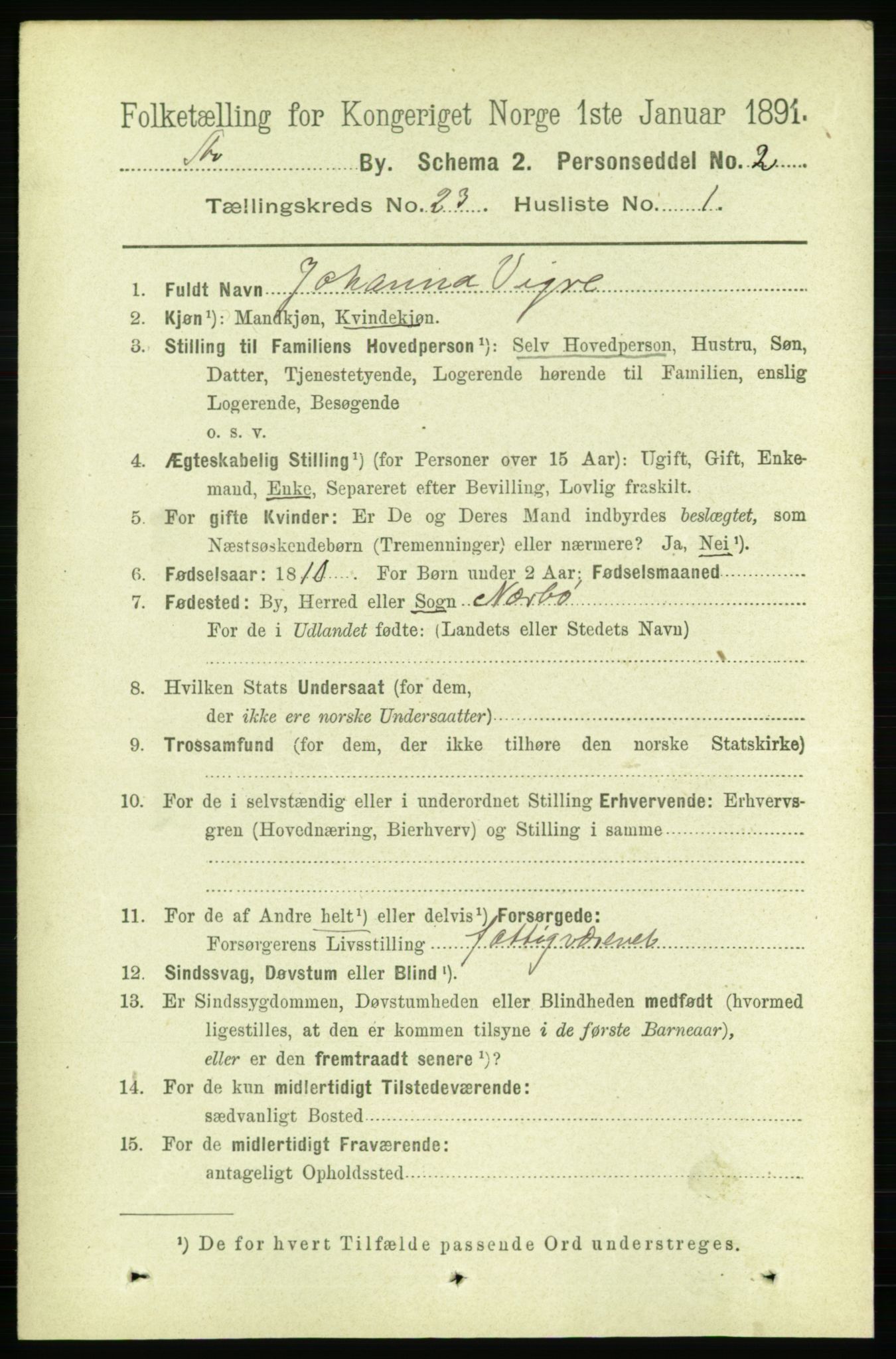 RA, 1891 census for 1103 Stavanger, 1891, p. 25253