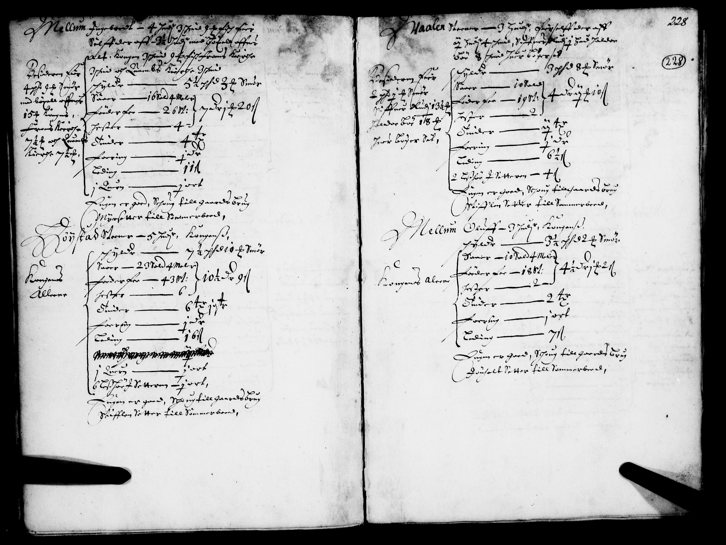 Rentekammeret inntil 1814, Realistisk ordnet avdeling, AV/RA-EA-4070/N/Nb/Nba/L0015: Gudbrandsdalen fogderi, 2. del, 1668, p. 227b-228a