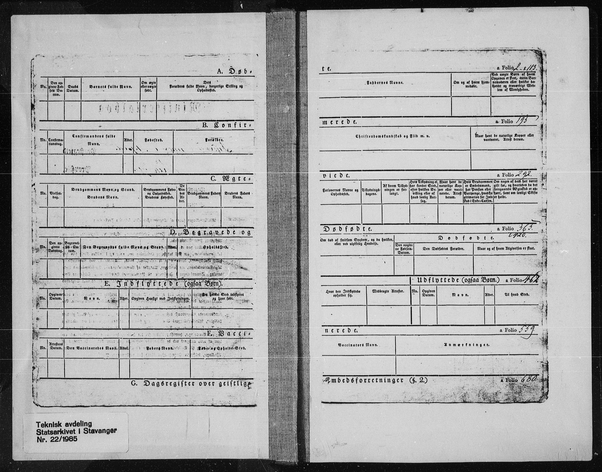 Tysvær sokneprestkontor, SAST/A -101864/H/Ha/Haa/L0001: Parish register (official) no. A 1.2, 1831-1856