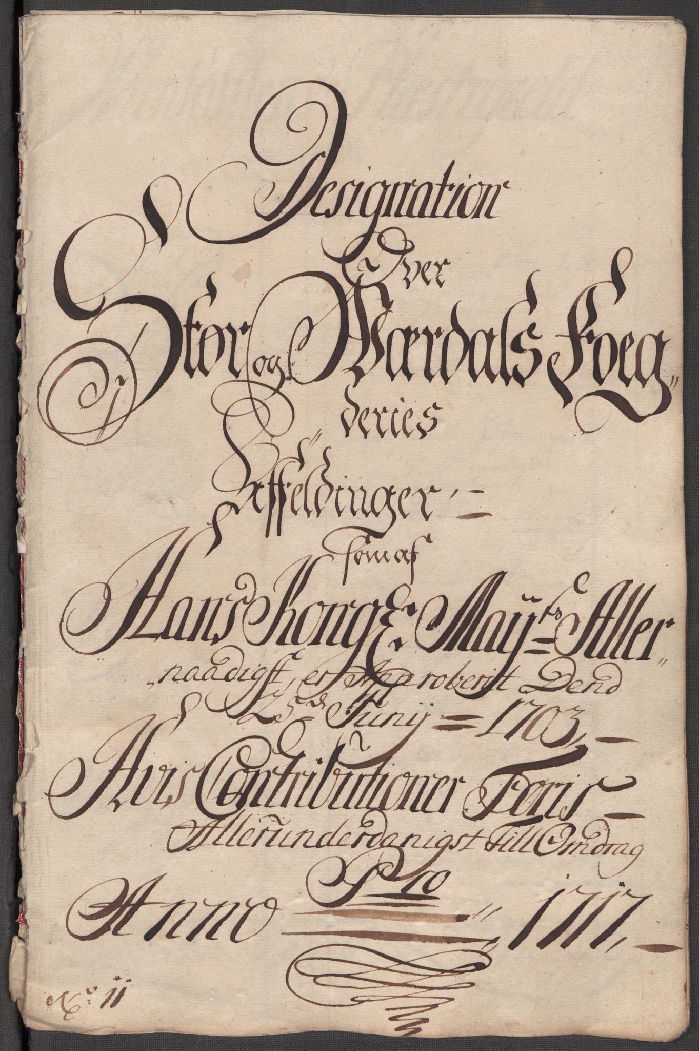 Rentekammeret inntil 1814, Reviderte regnskaper, Fogderegnskap, RA/EA-4092/R62/L4207: Fogderegnskap Stjørdal og Verdal, 1717, p. 282