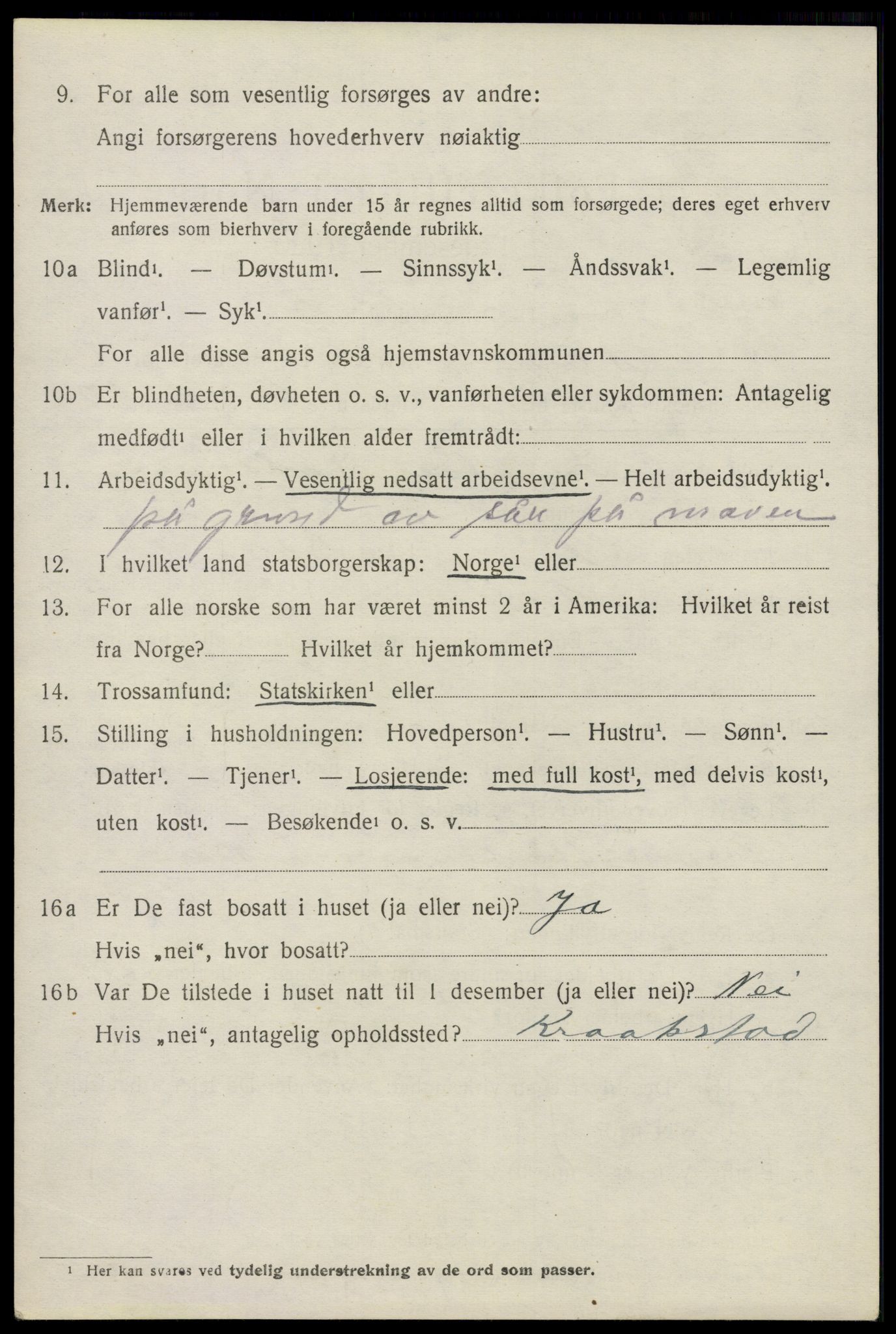 SAO, 1920 census for Ås, 1920, p. 6907